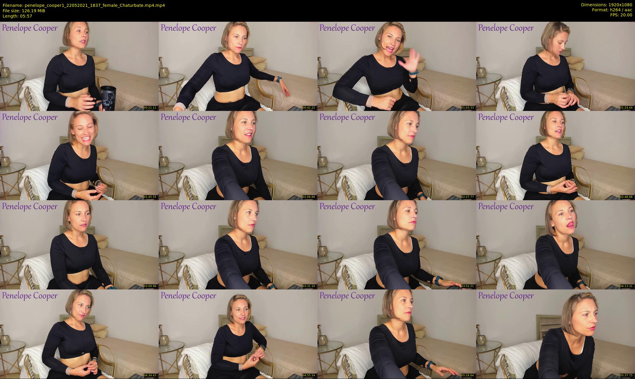 penelope_cooper1 — 6 minute Chaturbate female cam show recording, 1080p, May 22, 2021
