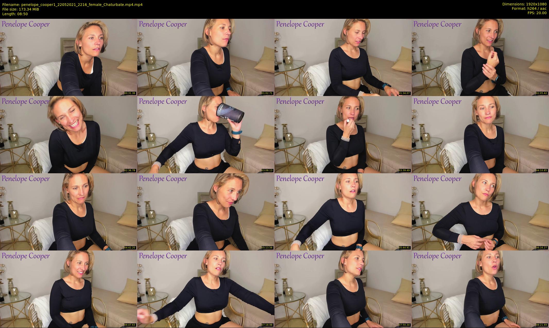 penelope_cooper1 — 9 minute Chaturbate female cam show recording, 1080p, May 22, 2021