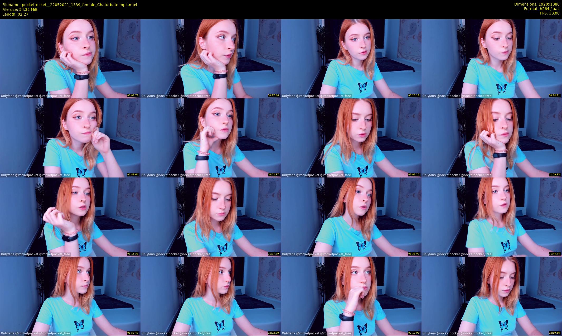 pocketrocket_ — 3 minute Chaturbate female cam show recording, 1080p, May 22, 2021
