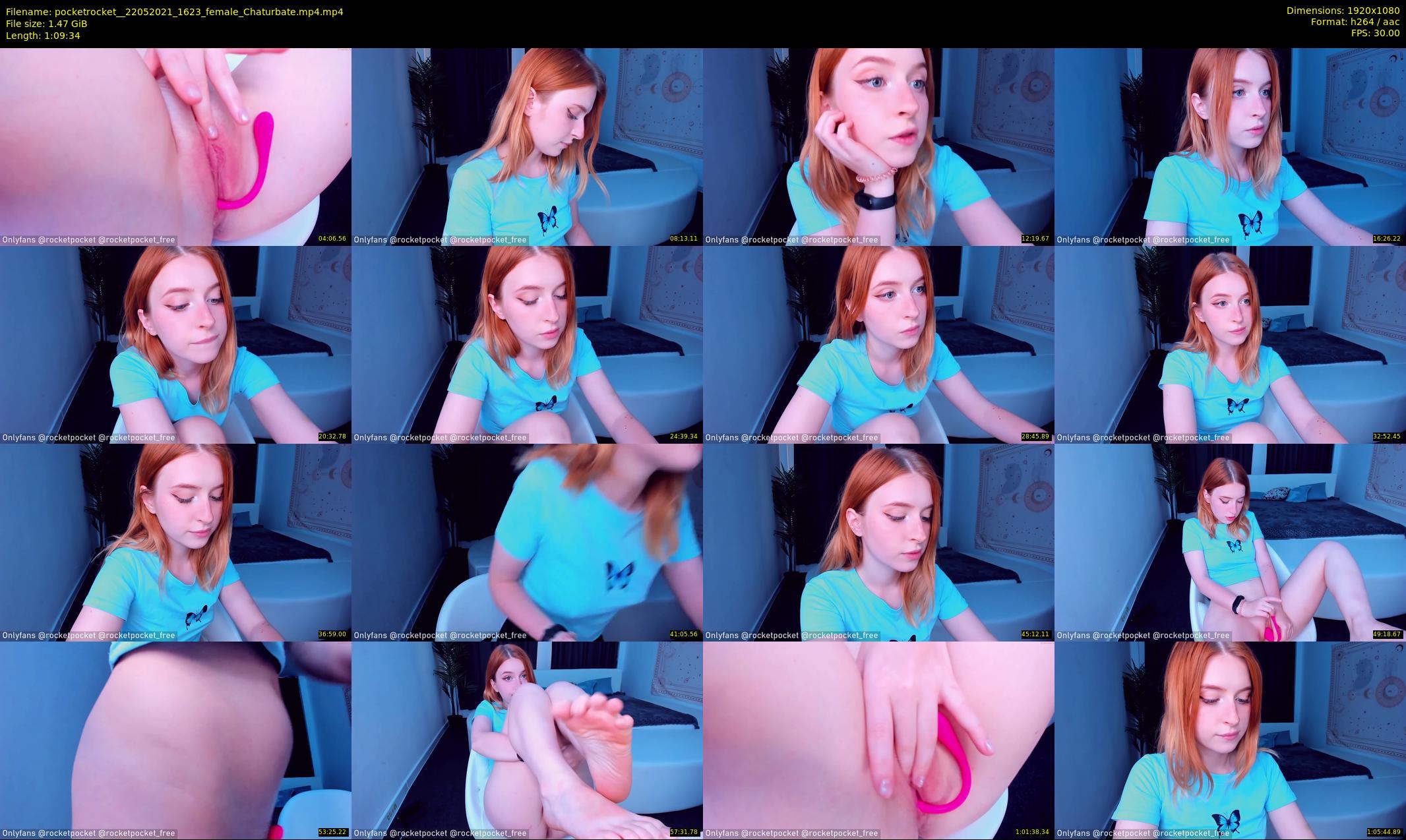pocketrocket_ — 70 minute Chaturbate female cam show recording, 1080p, May 22, 2021
