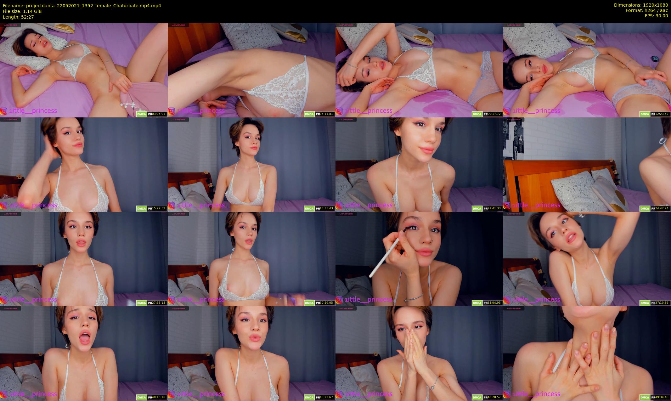 projectdanta — 53 minute Chaturbate female cam show recording, 1080p, May 22, 2021