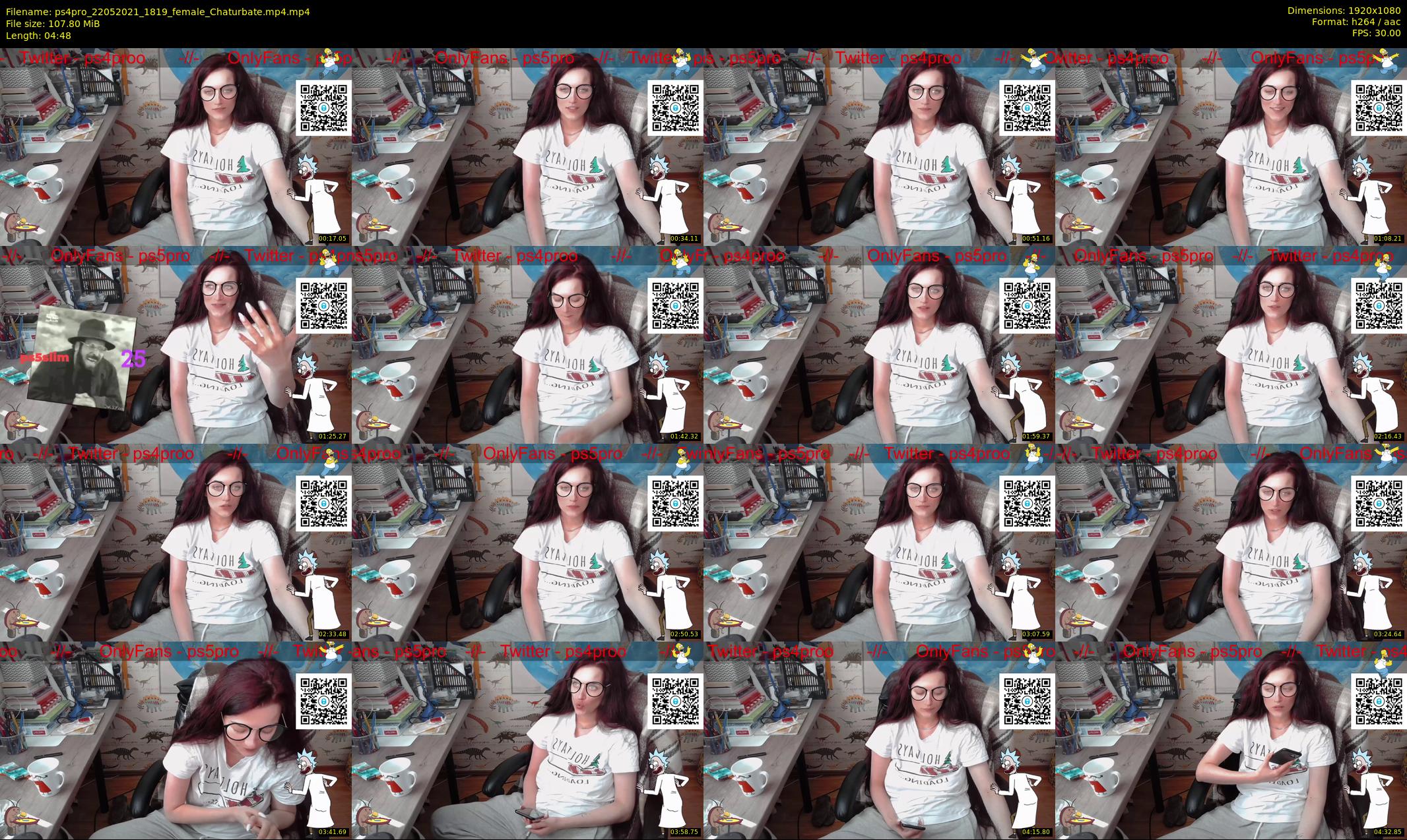 ps4pro — 5 minute Chaturbate female cam show recording, 1080p, May 22, 2021