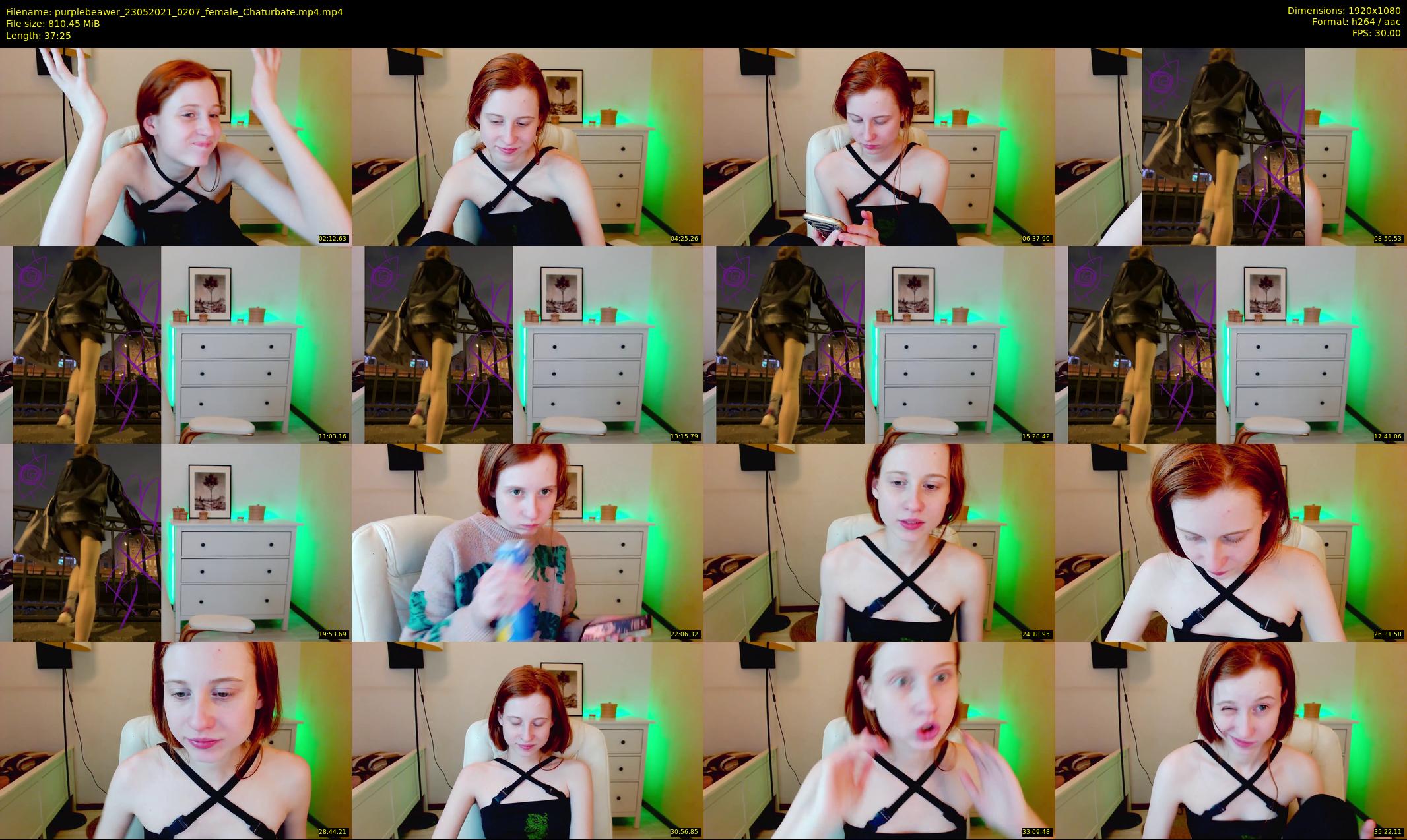 purplebeawer — 38 minute Chaturbate female cam show recording, 1080p, May 23, 2021