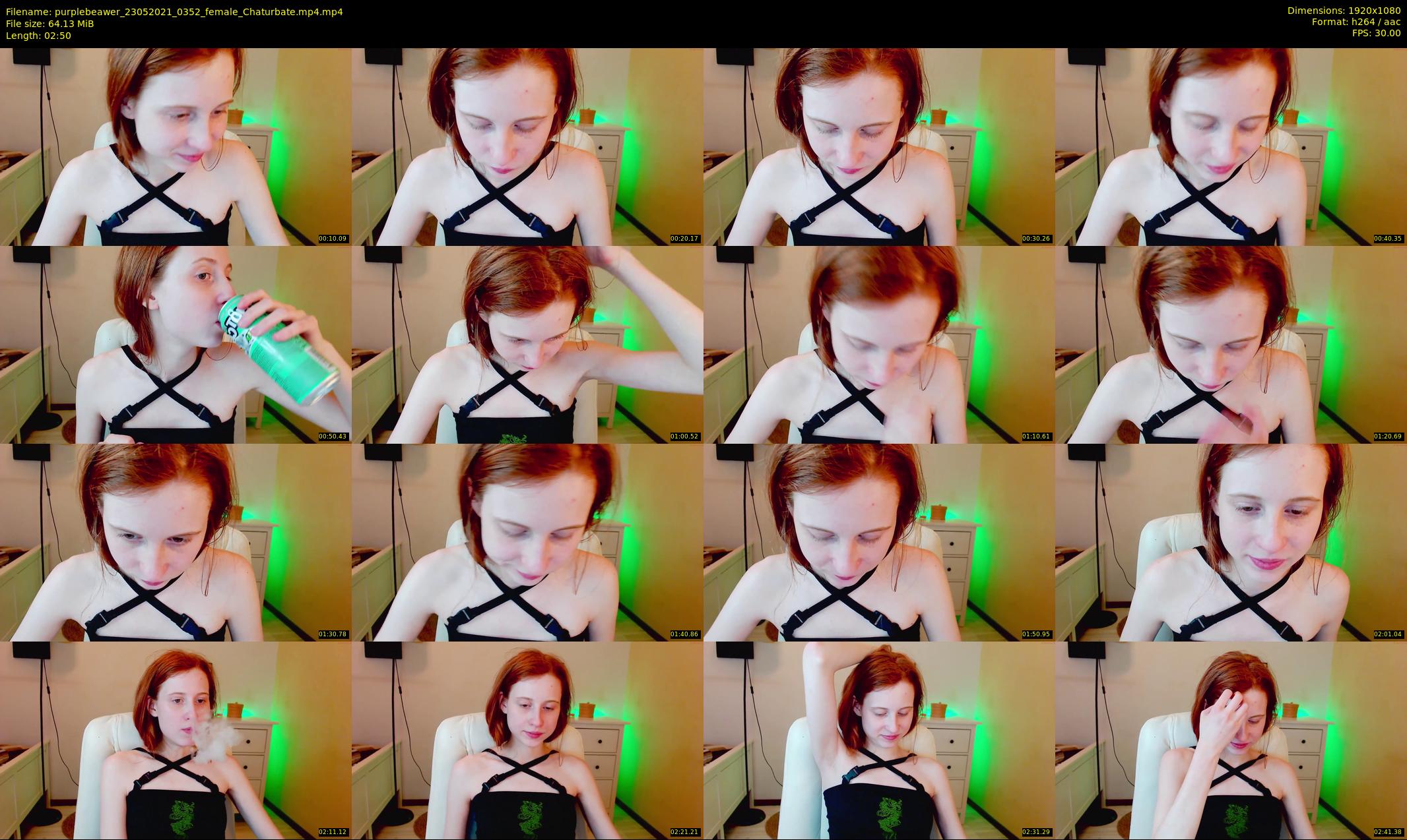 purplebeawer — 3 minute Chaturbate female cam show recording, 1080p, May 23, 2021