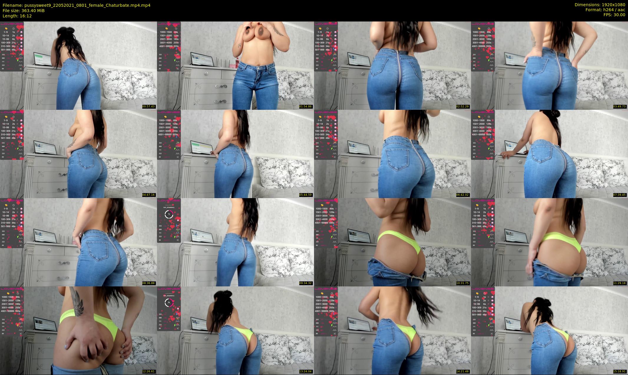 pussysweet9 — 17 minute Chaturbate female cam show recording, 1080p, May 22, 2021