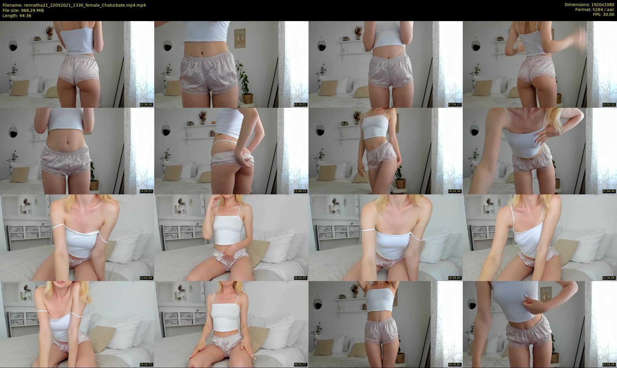 rennatha21 — 45 minute Chaturbate female cam show recording, 1080p, May 22, 2021