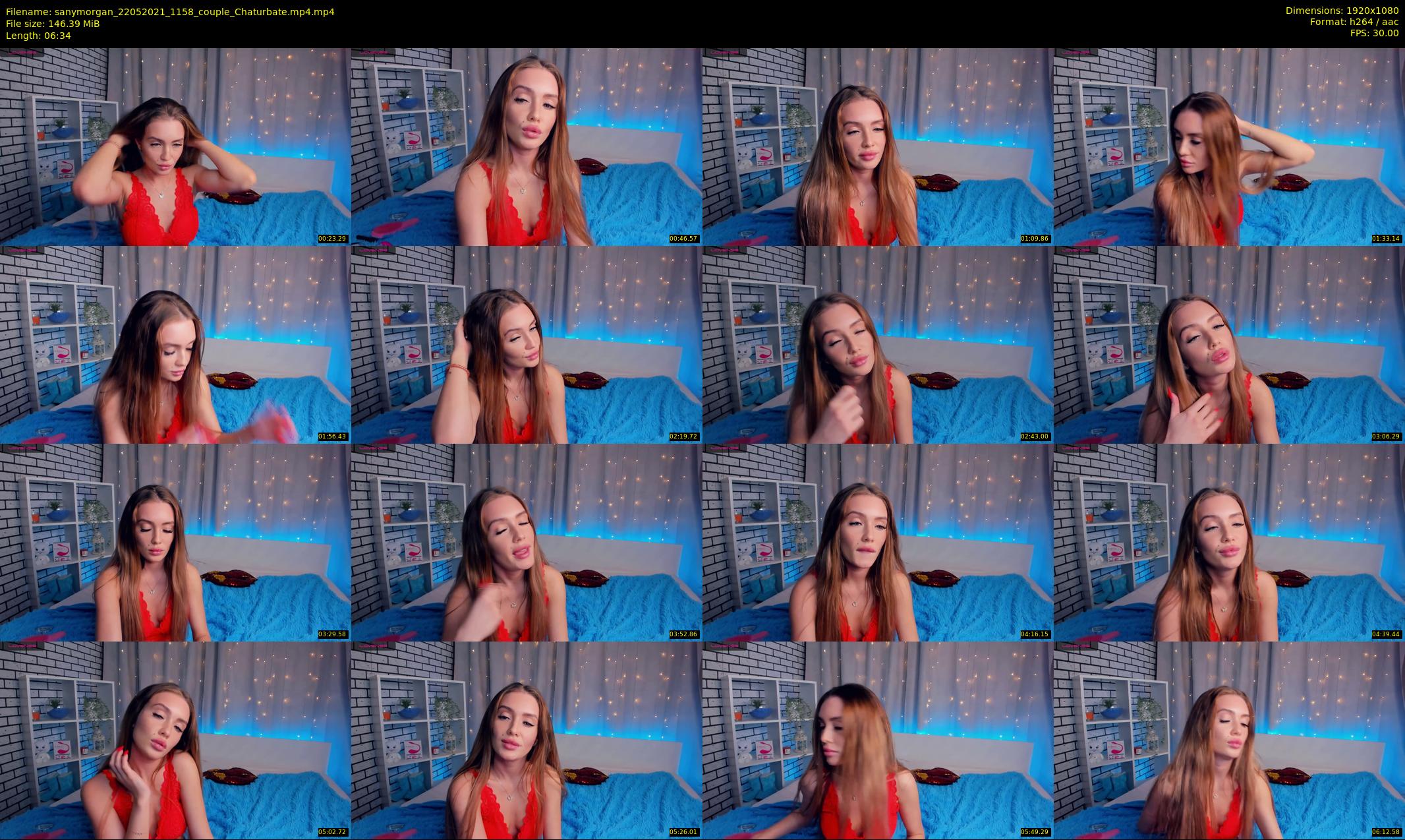 sanymorgan — 7 minute Chaturbate couple cam show recording, 1080p, May 22, 2021