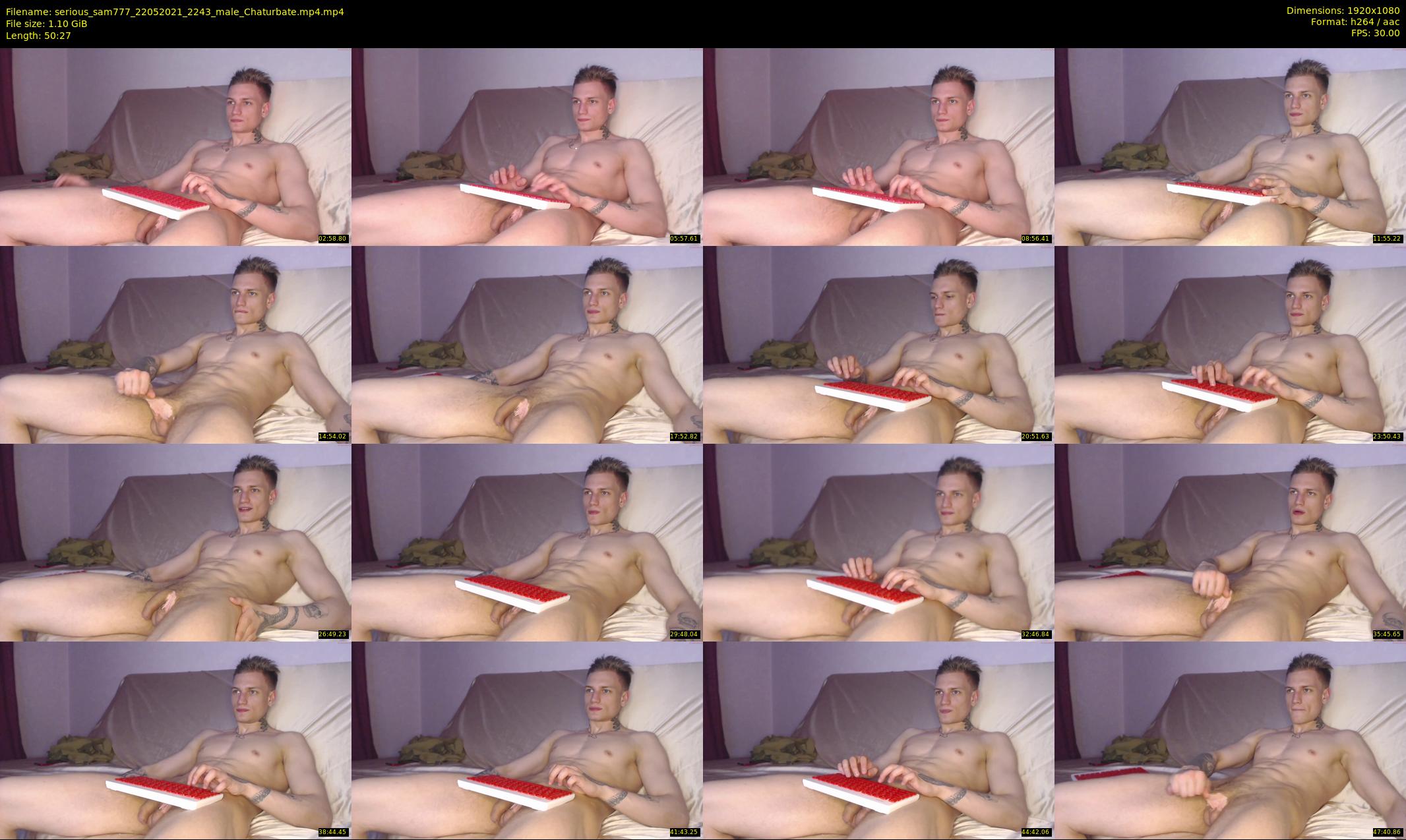 serious_sam777 — 51 minute Chaturbate male cam show recording, 1080p, May 22, 2021