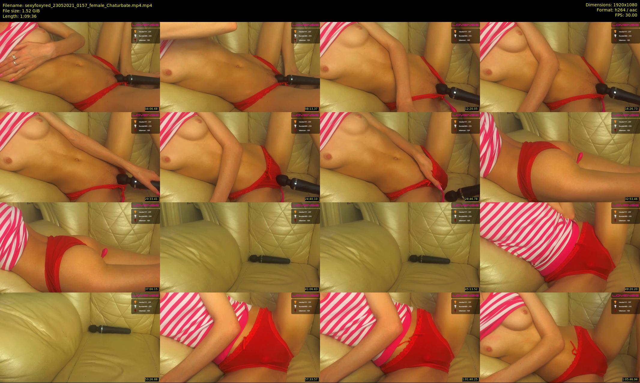 sexyfoxyred — 70 minute Chaturbate female cam show recording, 1080p, May 23, 2021