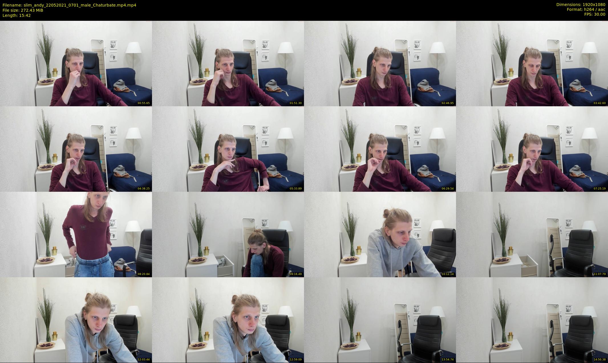 slim_andy — 16 minute Chaturbate male cam show recording, 1080p, May 22, 2021