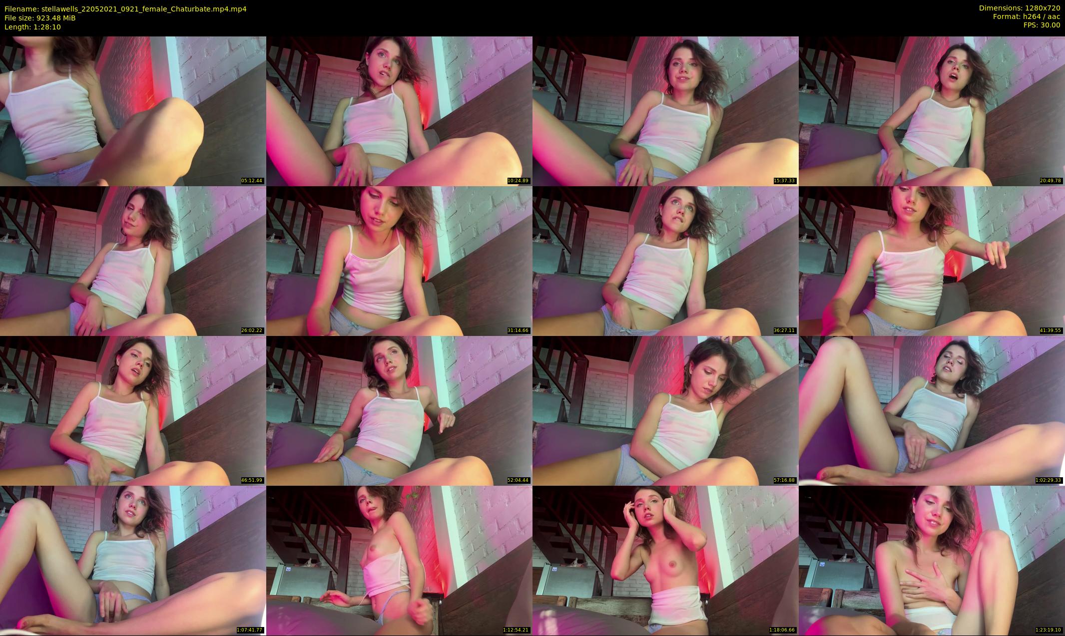 stellawells — 89 minute Chaturbate female cam show recording, 720p, May 22, 2021