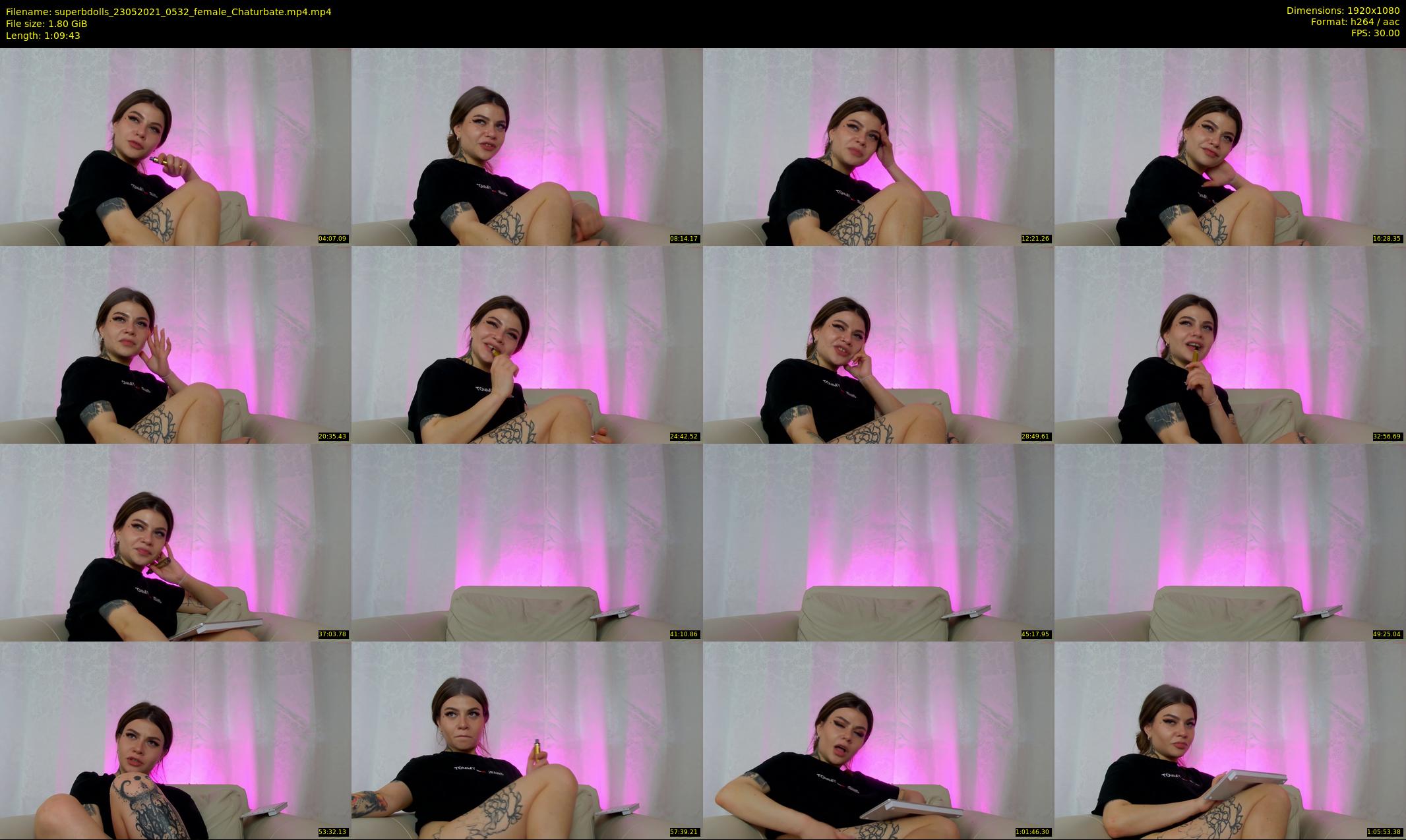 superbdolls — 70 minute Chaturbate couple cam show recording, 1080p, May 23, 2021