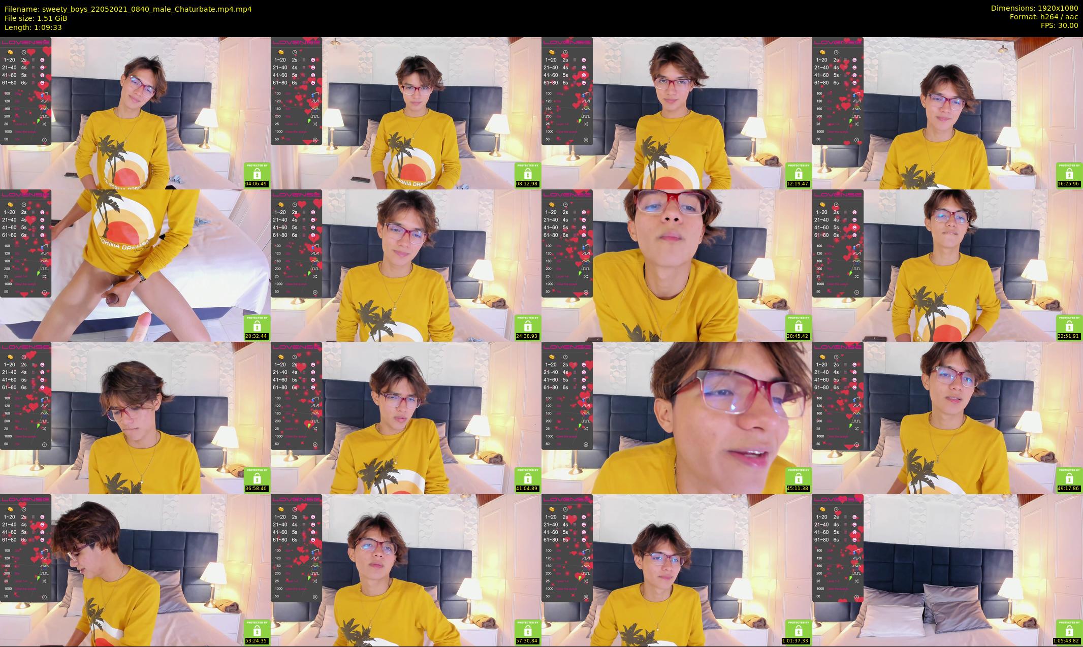 sweety_boys — 70 minute Chaturbate male cam show recording, 1080p, May 22, 2021