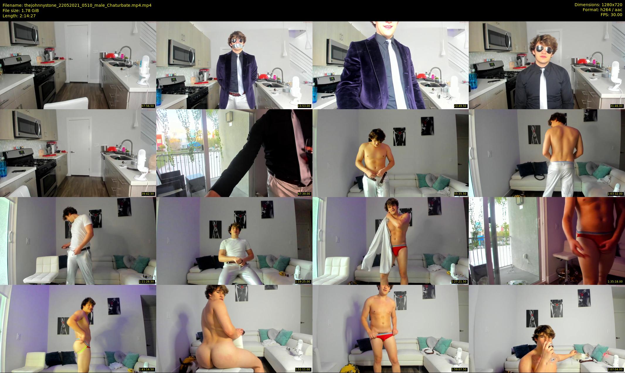 thejohnnystone — 135 minute Chaturbate male cam show recording, 720p, May 22, 2021