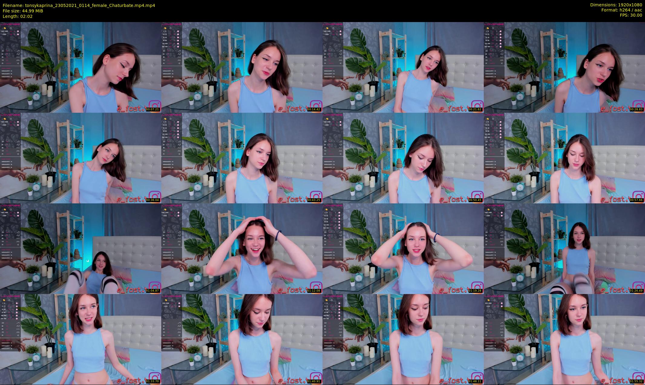 tonsykaprina — 3 minute Chaturbate couple cam show recording, 1080p, May 23, 2021
