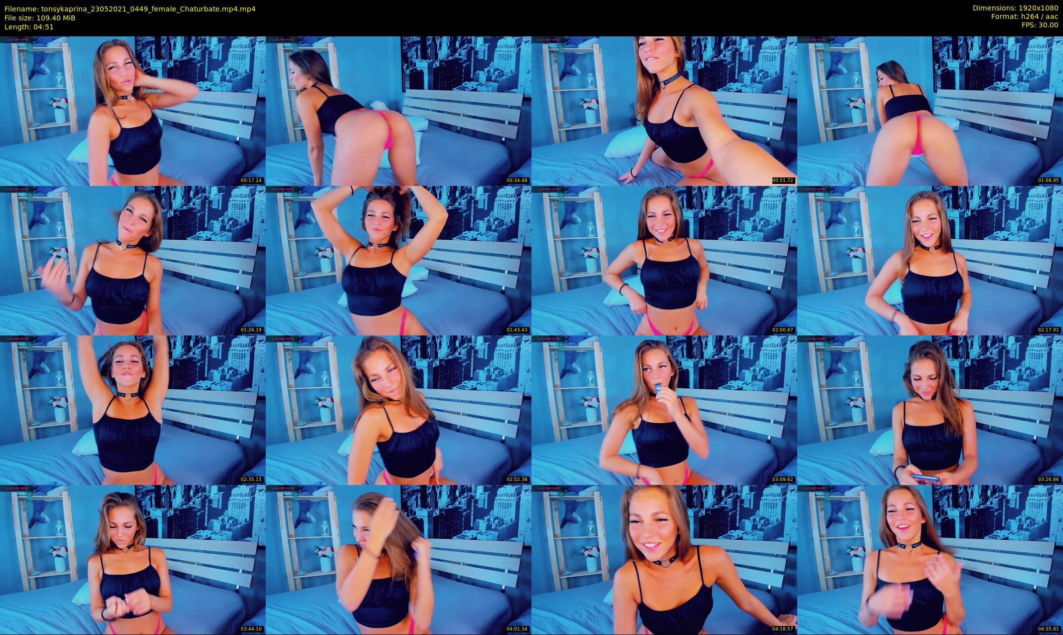 tonsykaprina — 5 minute Chaturbate couple cam show recording, 1080p, May 23, 2021