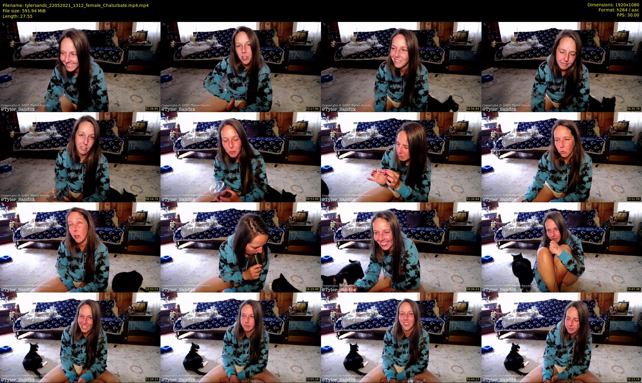 tylersands — 28 minute Chaturbate female cam show recording, 1080p, May 22, 2021