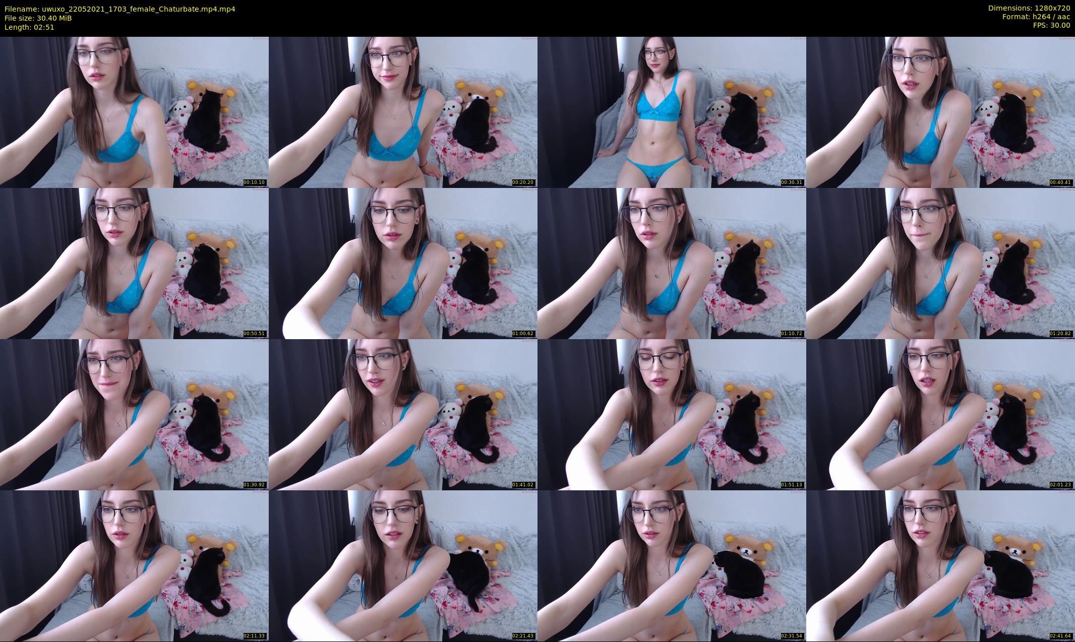 uwuxo — 3 minute Chaturbate female cam show recording, 720p, May 22, 2021