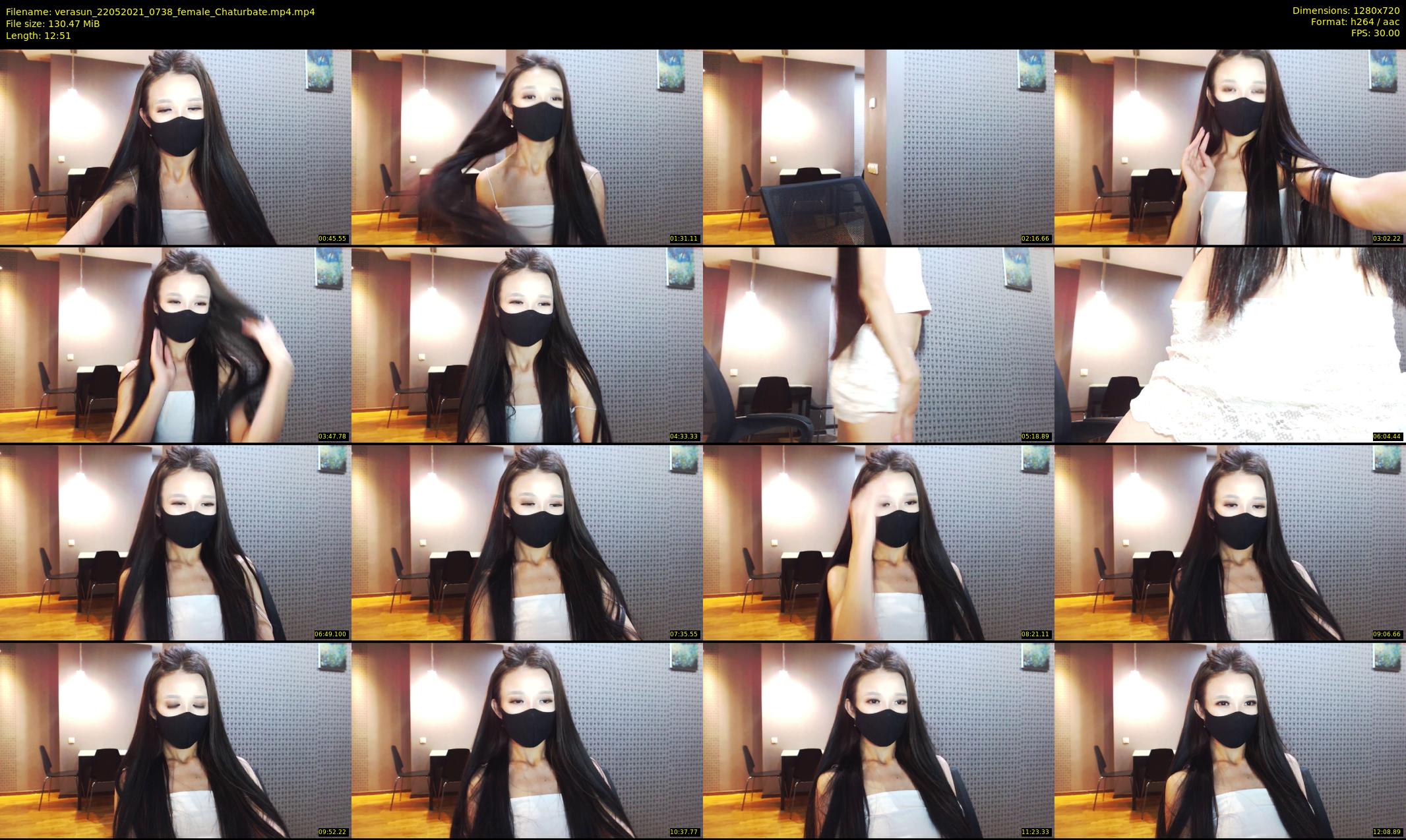 verasun — 13 minute Chaturbate female cam show recording, 720p, May 22, 2021