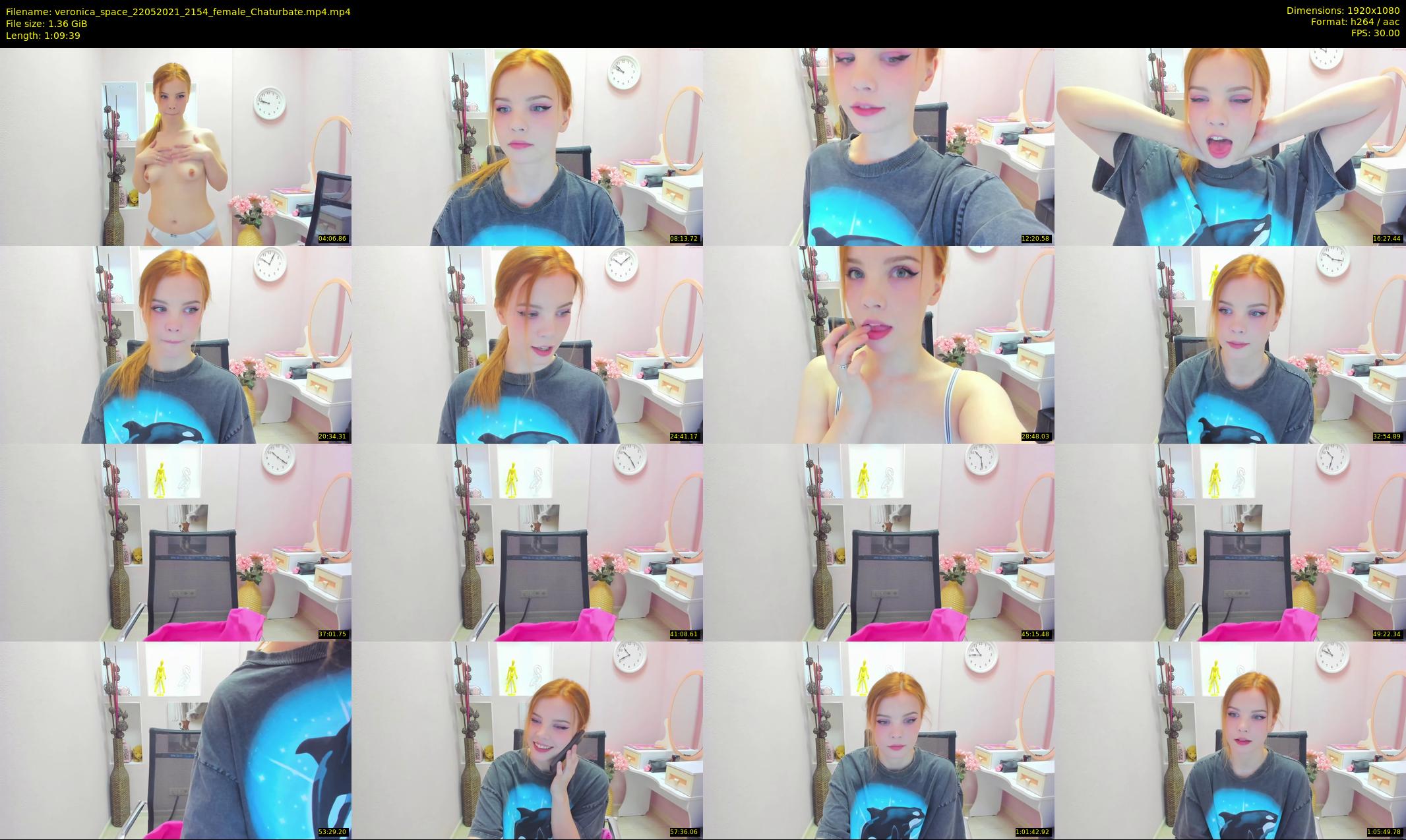 veronica_space — 70 minute Chaturbate female cam show recording, 1080p, May 22, 2021