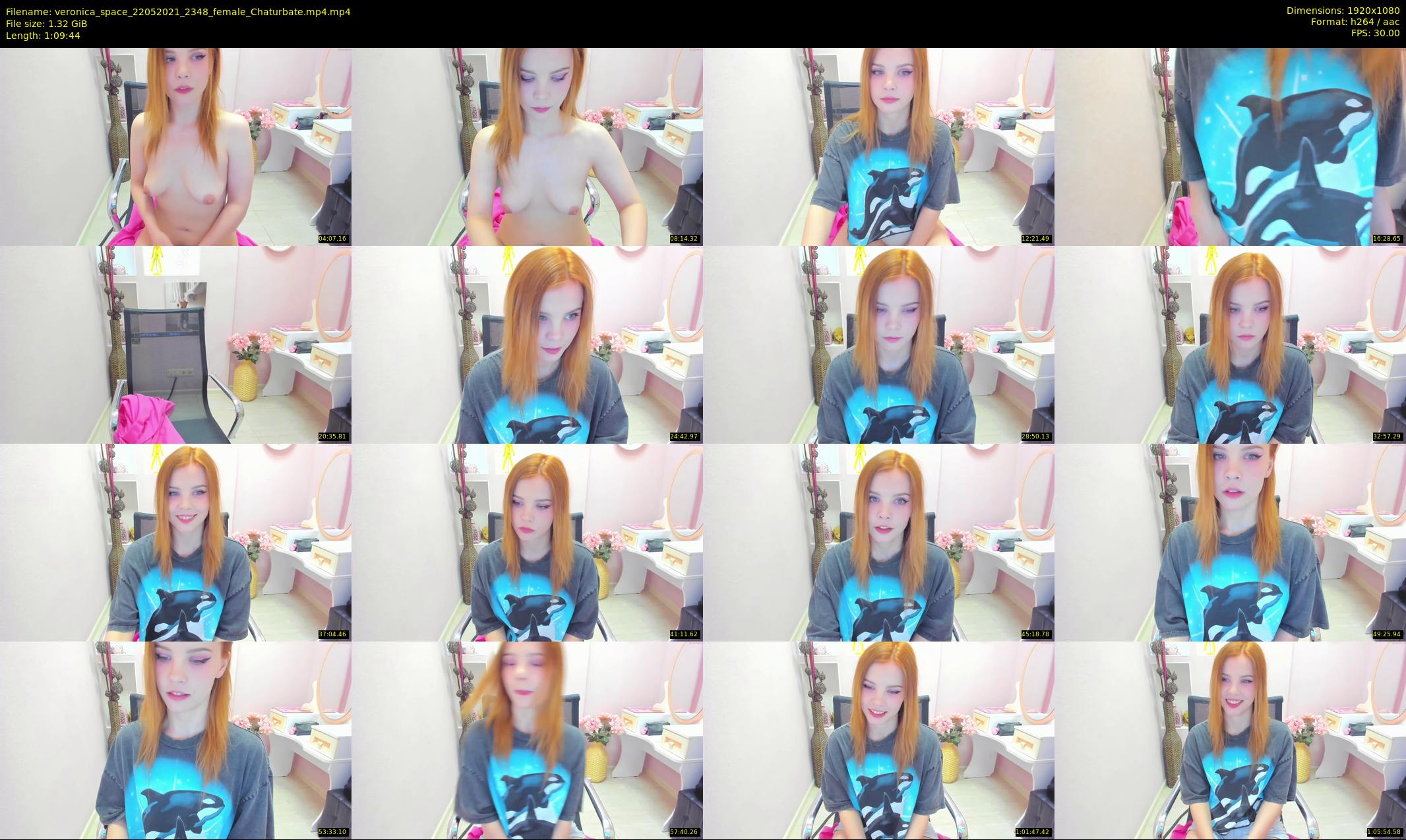 veronica_space — 70 minute Chaturbate female cam show recording, 1080p, May 22, 2021