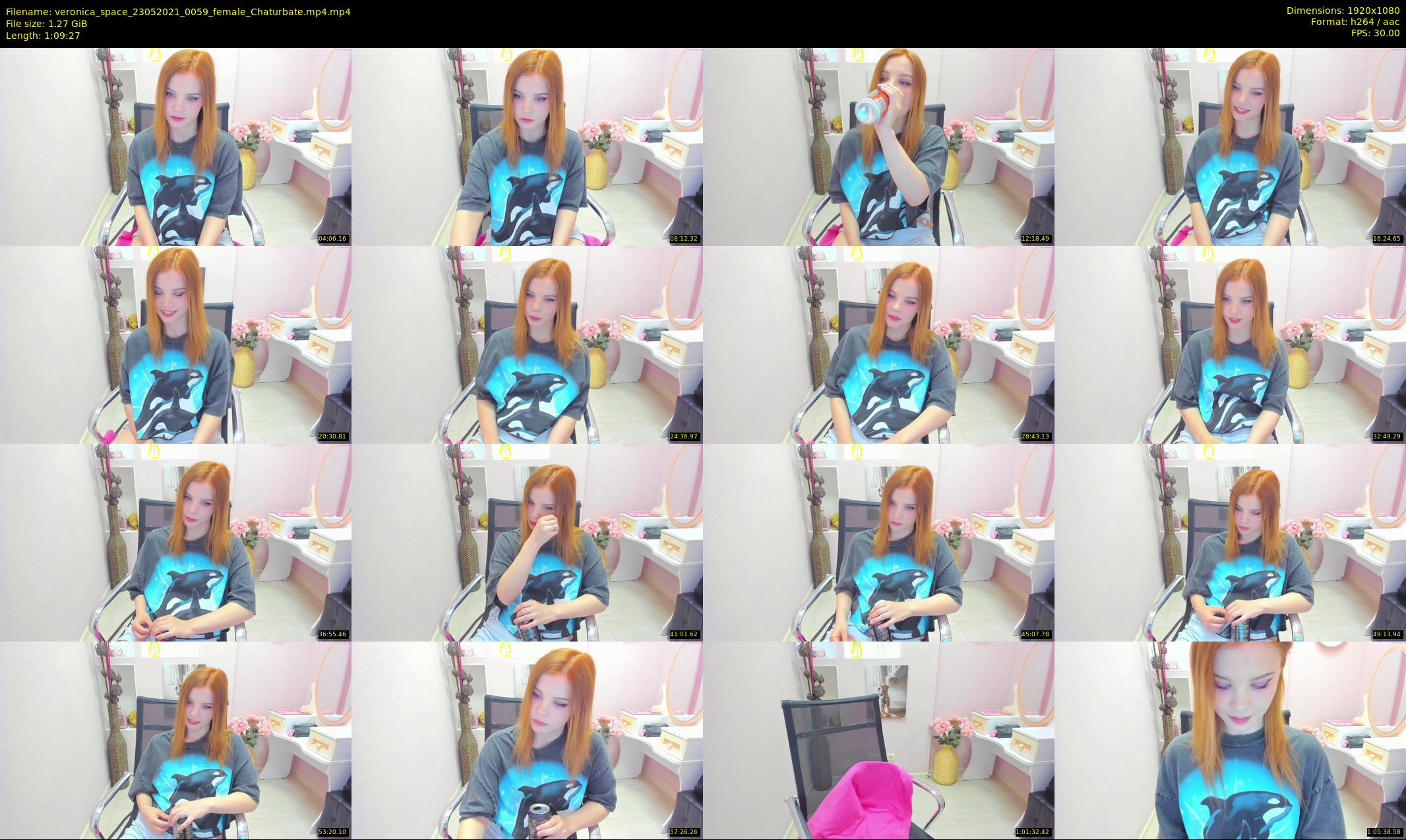 veronica_space — 70 minute Chaturbate female cam show recording, 1080p, May 23, 2021