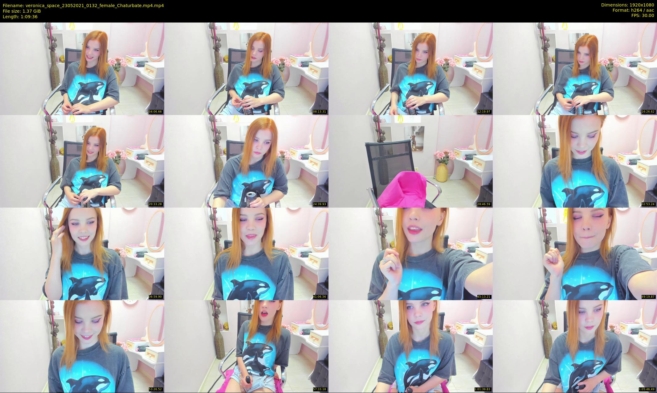 veronica_space — 70 minute Chaturbate female cam show recording, 1080p, May 23, 2021
