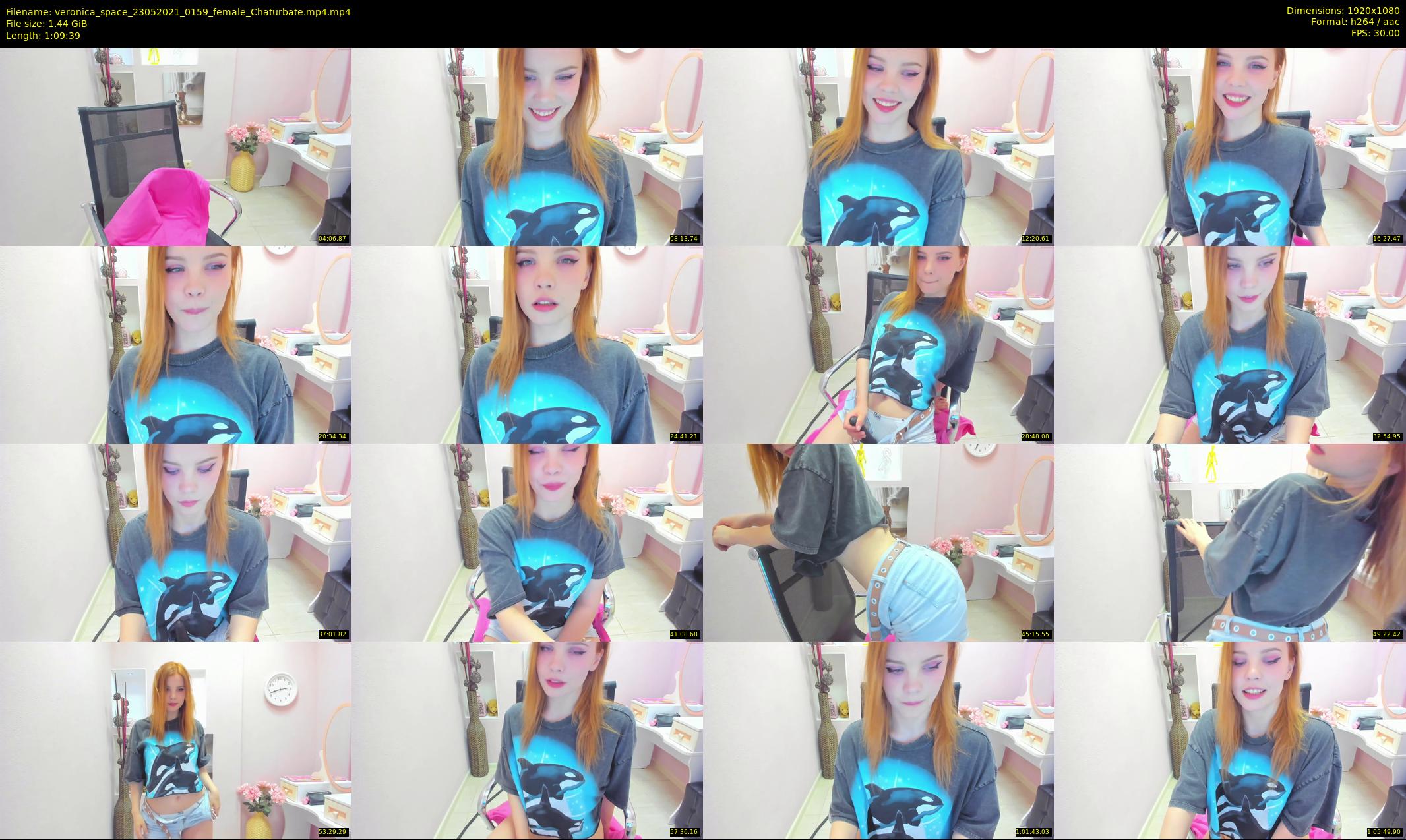veronica_space — 70 minute Chaturbate female cam show recording, 1080p, May 23, 2021