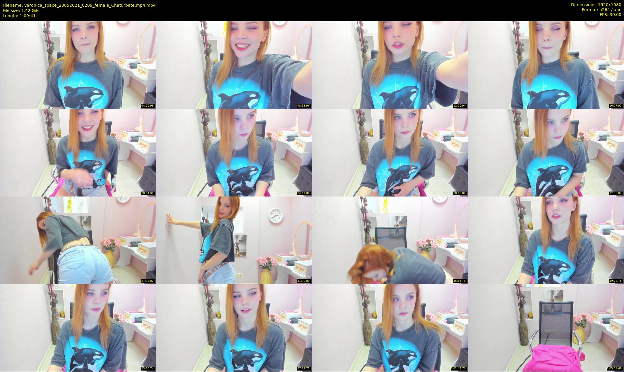 veronica_space — 70 minute Chaturbate female cam show recording, 1080p, May 23, 2021