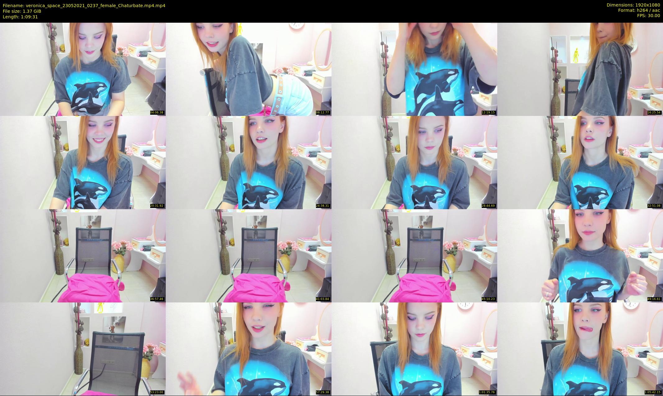 veronica_space — 70 minute Chaturbate female cam show recording, 1080p, May 23, 2021