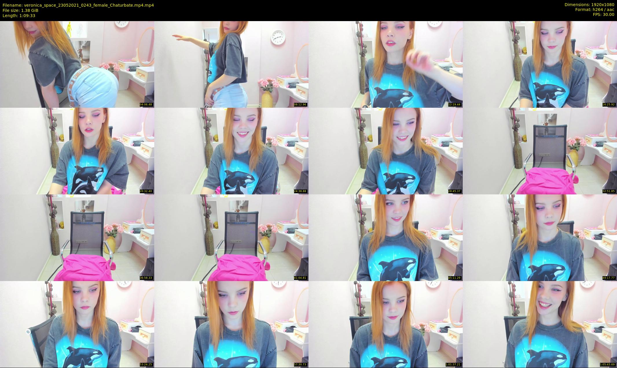 veronica_space — 70 minute Chaturbate female cam show recording, 1080p, May 23, 2021