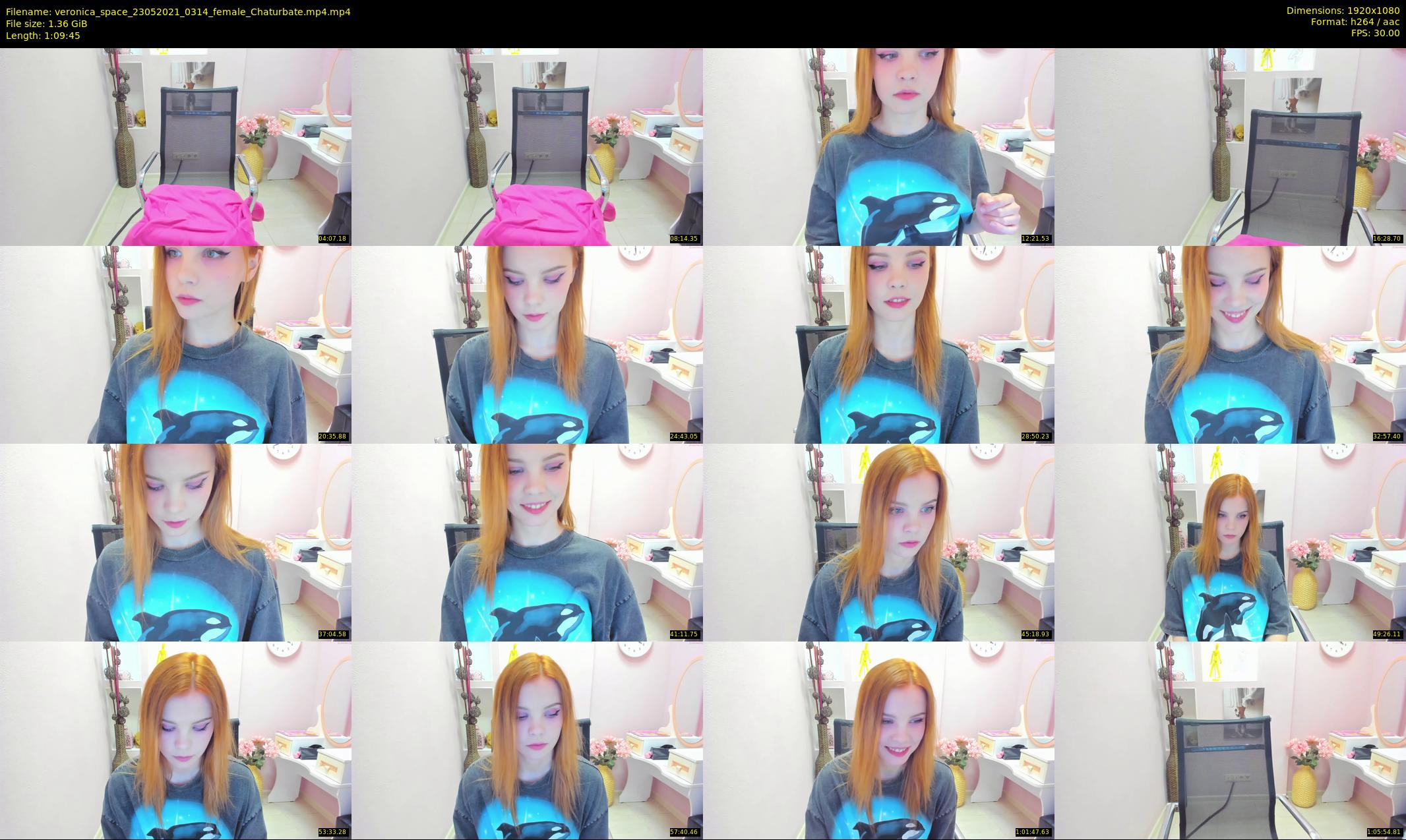 veronica_space — 70 minute Chaturbate female cam show recording, 1080p, May 23, 2021