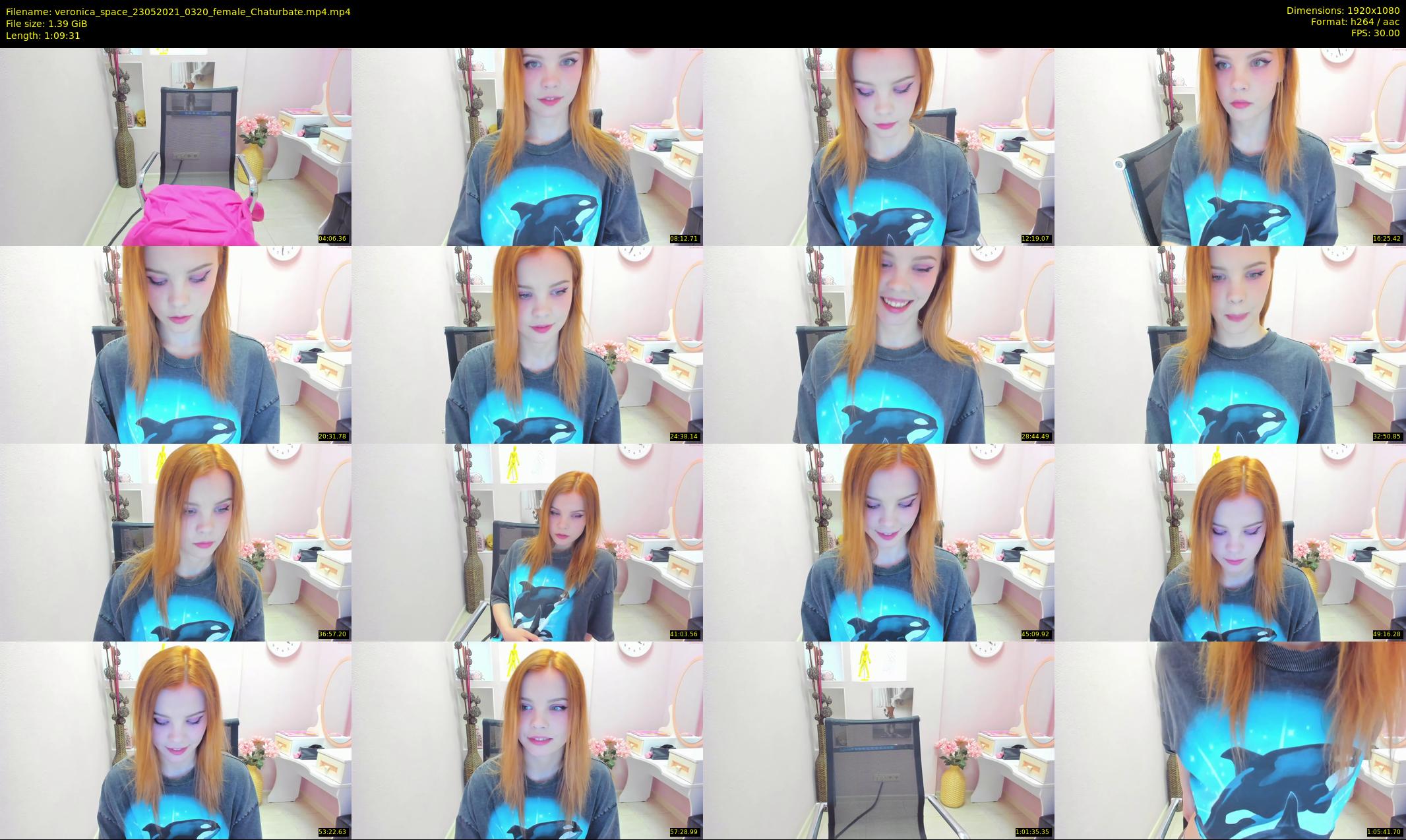 veronica_space — 70 minute Chaturbate female cam show recording, 1080p, May 23, 2021