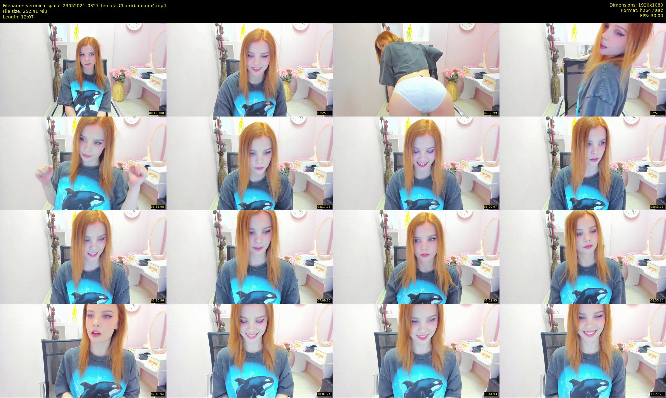 veronica_space — 13 minute Chaturbate female cam show recording, 1080p, May 23, 2021
