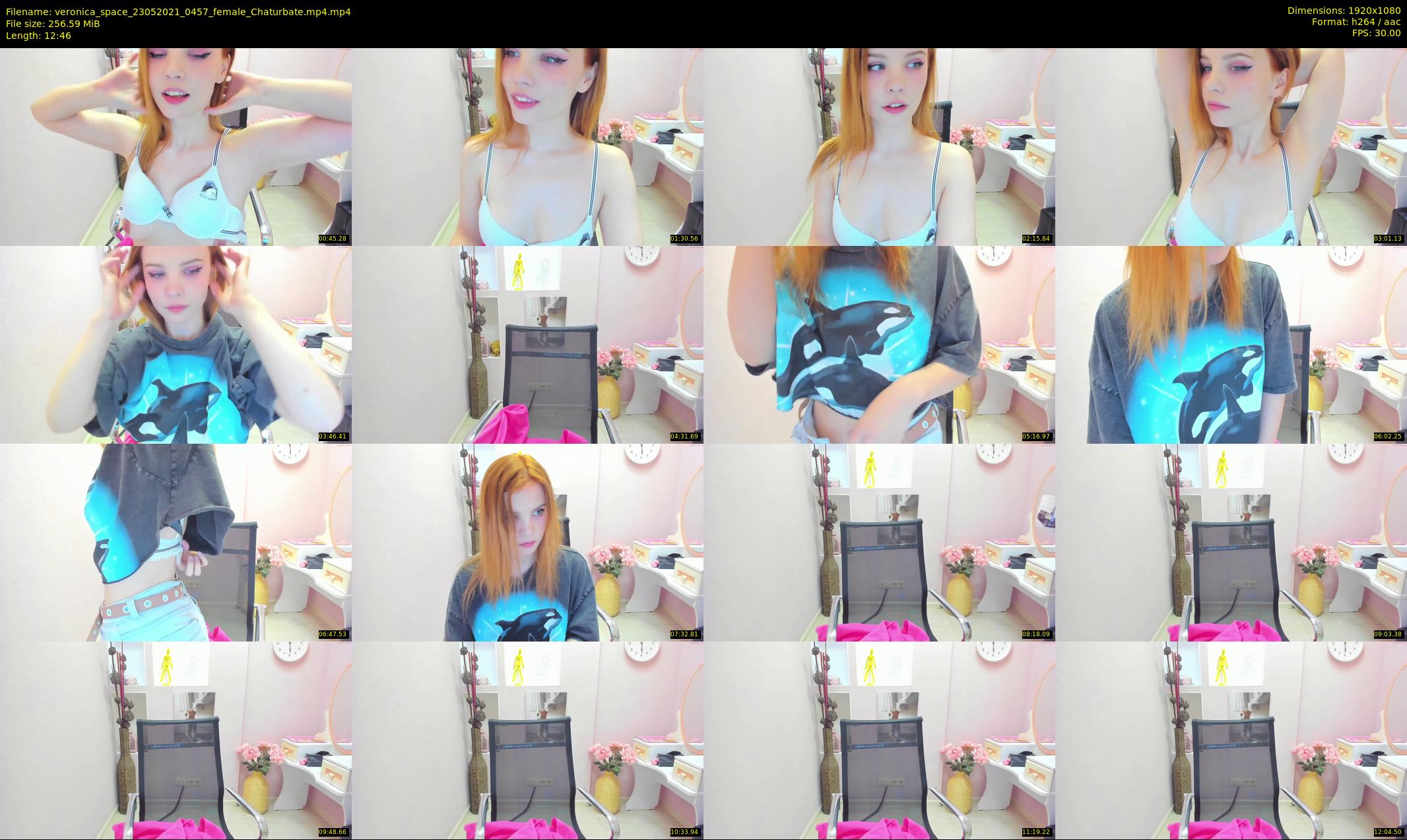 veronica_space — 13 minute Chaturbate female cam show recording, 1080p, May 23, 2021