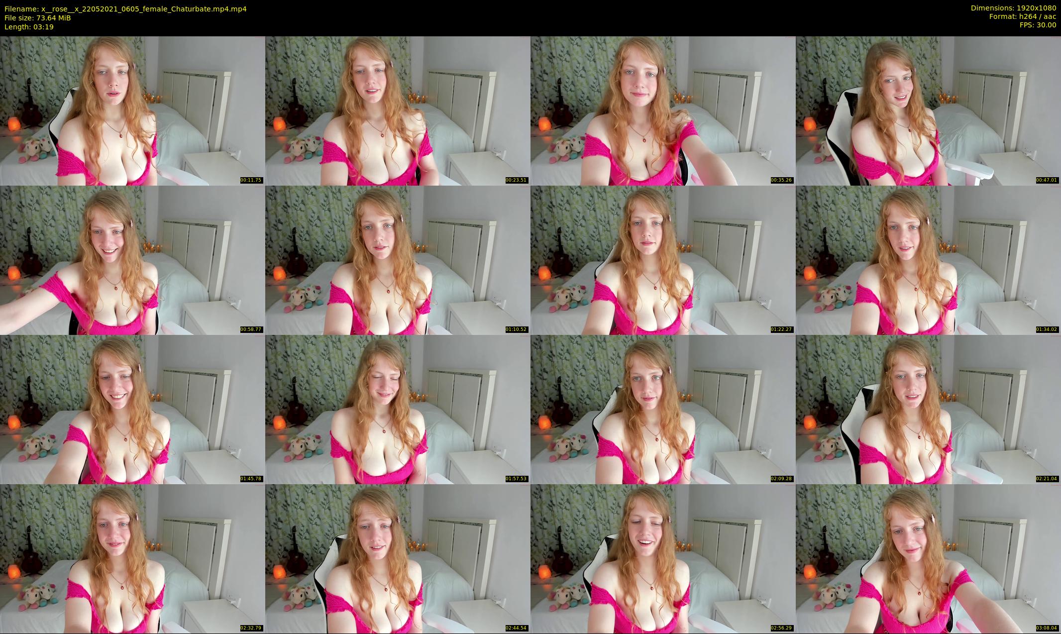 x__rose__x — 4 minute Chaturbate female cam show recording, 1080p, May 22, 2021
