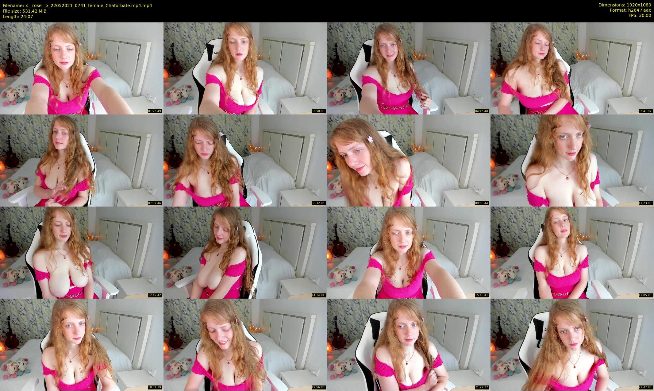 x__rose__x — 25 minute Chaturbate female cam show recording, 1080p, May 22, 2021