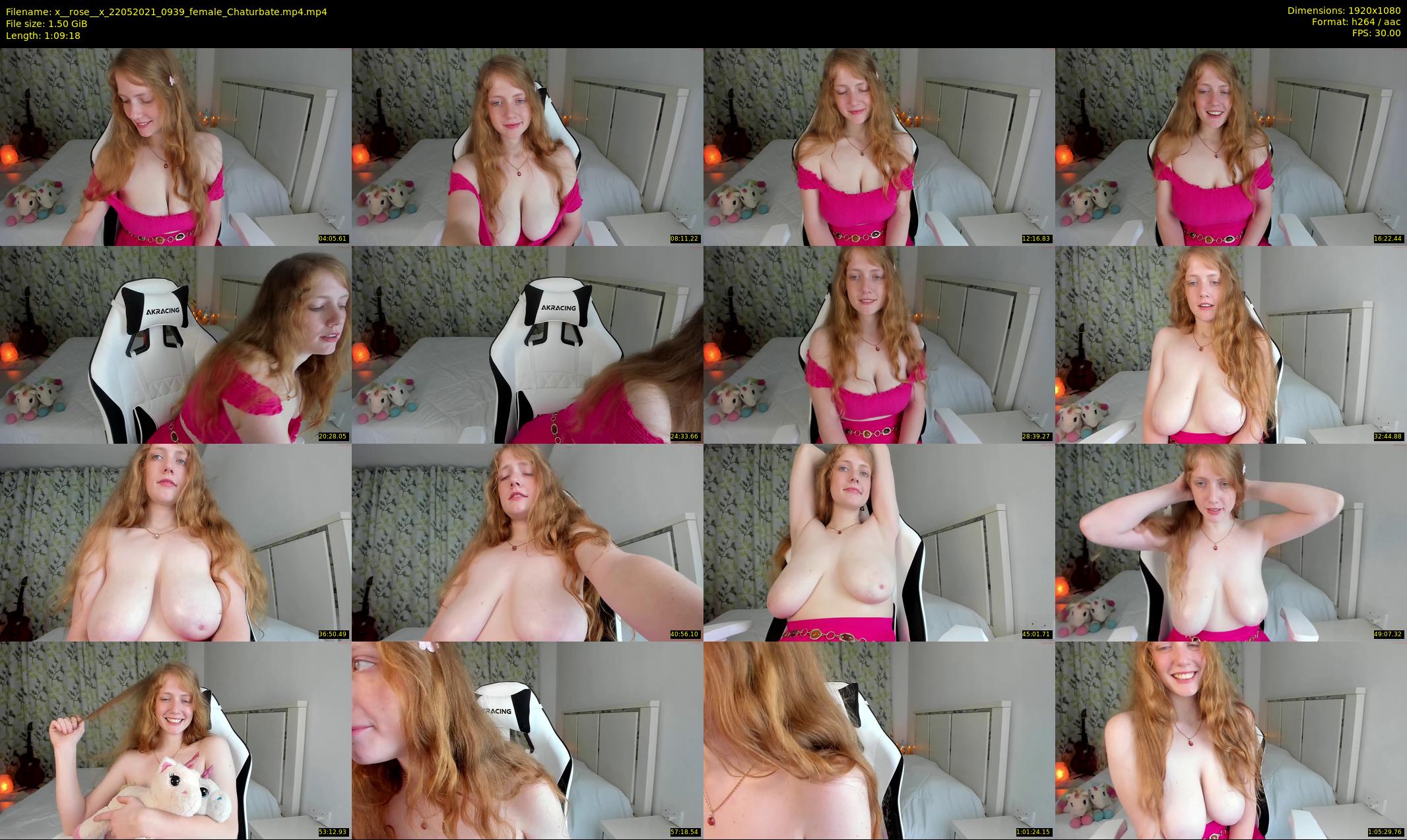 x__rose__x — 70 minute Chaturbate female cam show recording, 1080p, May 22, 2021