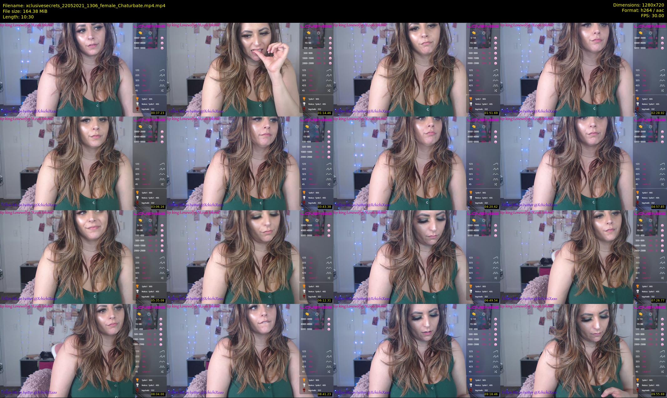 xclusivesecrets — 11 minute Chaturbate female cam show recording, 720p, May 22, 2021