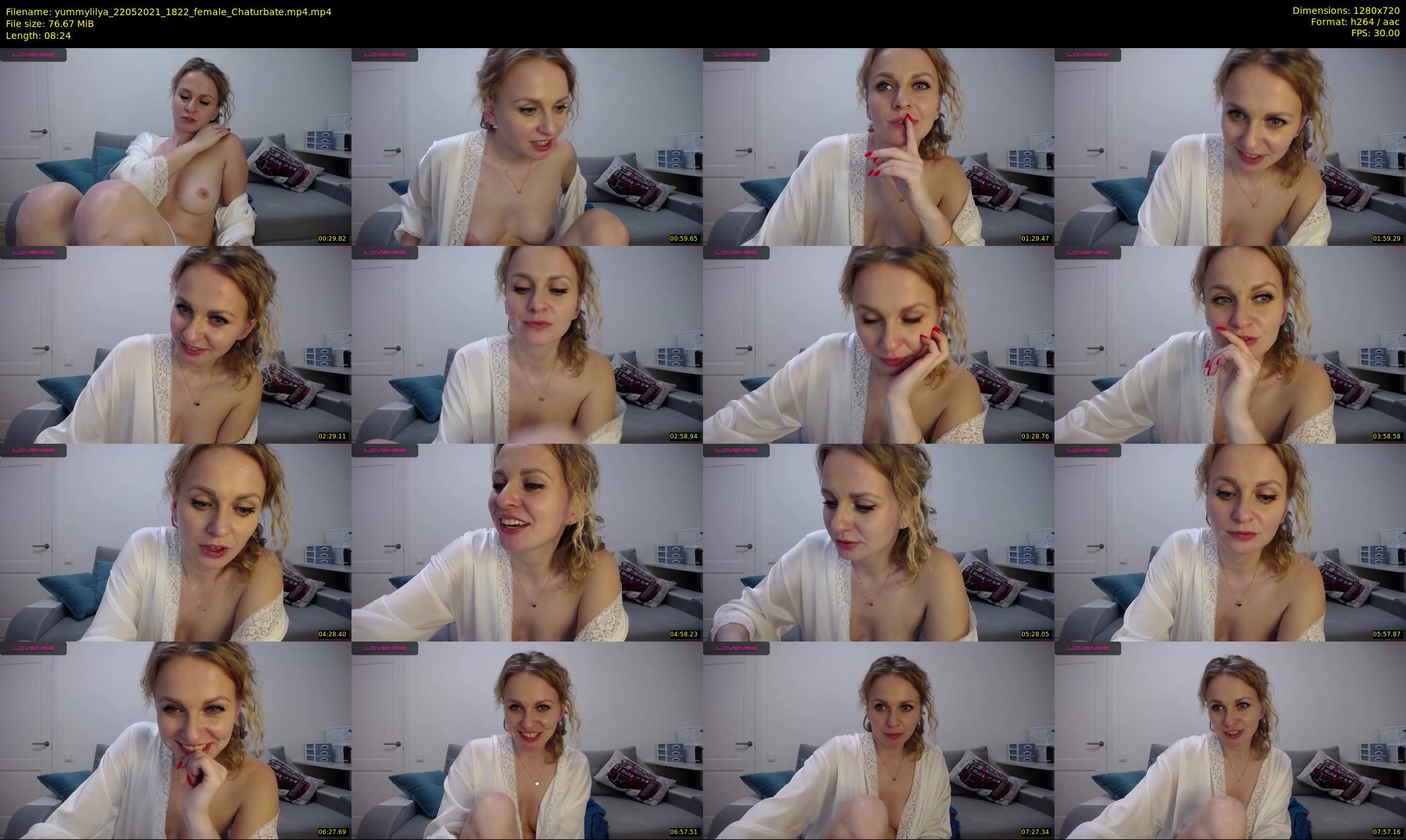 yummylilya — 9 minute Chaturbate female cam show recording, 720p, May 22, 2021