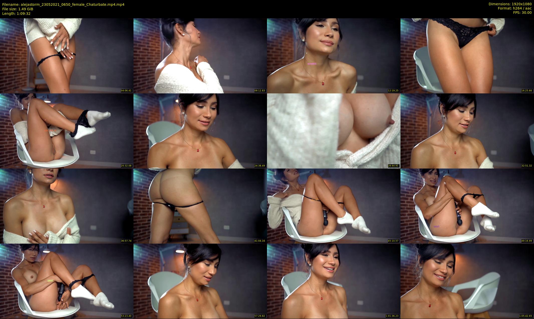 alejastorm — 70 minute Chaturbate female cam show recording, 1080p, May 23, 2021