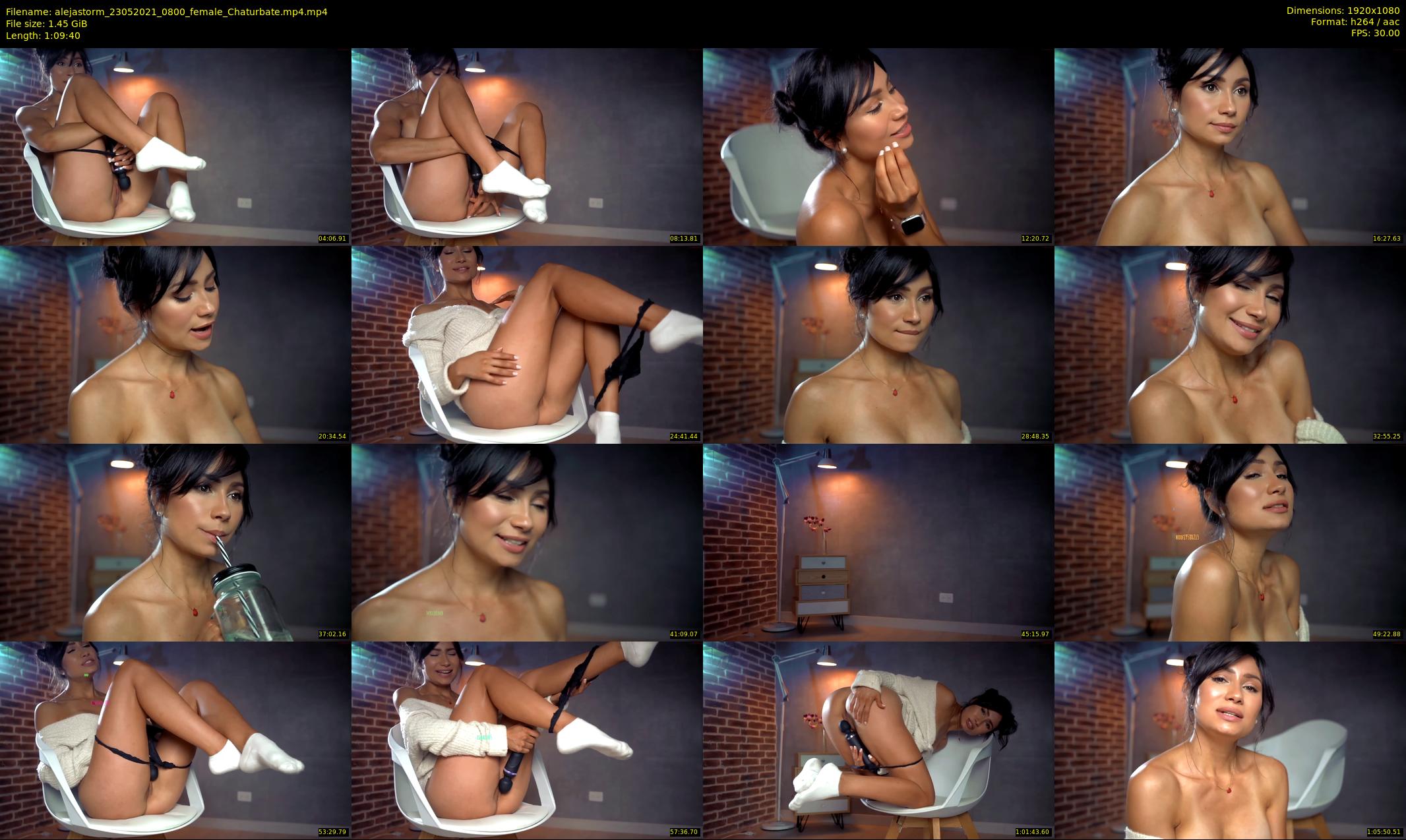 alejastorm — 70 minute Chaturbate female cam show recording, 1080p, May 23, 2021