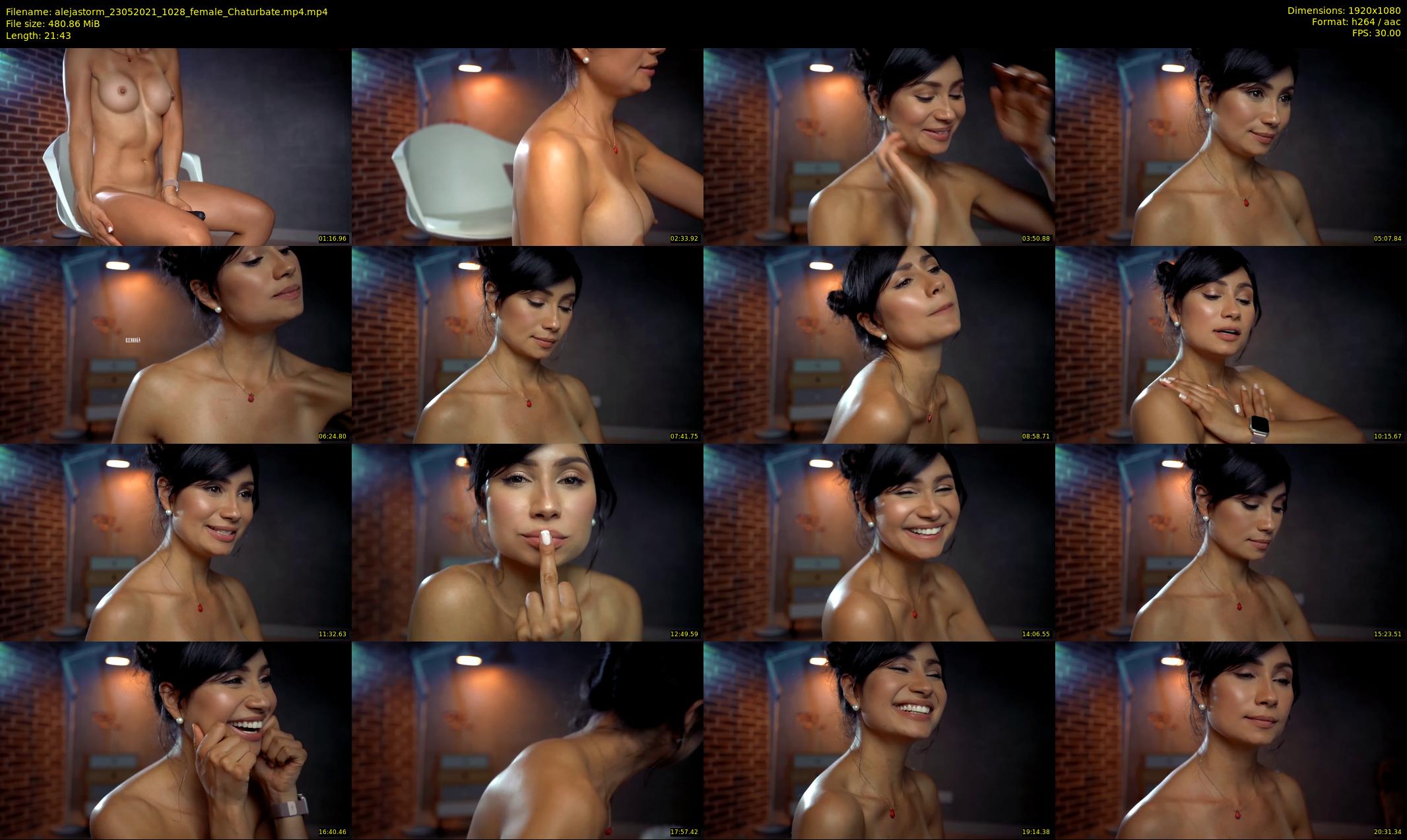 alejastorm — 22 minute Chaturbate female cam show recording, 1080p, May 23, 2021