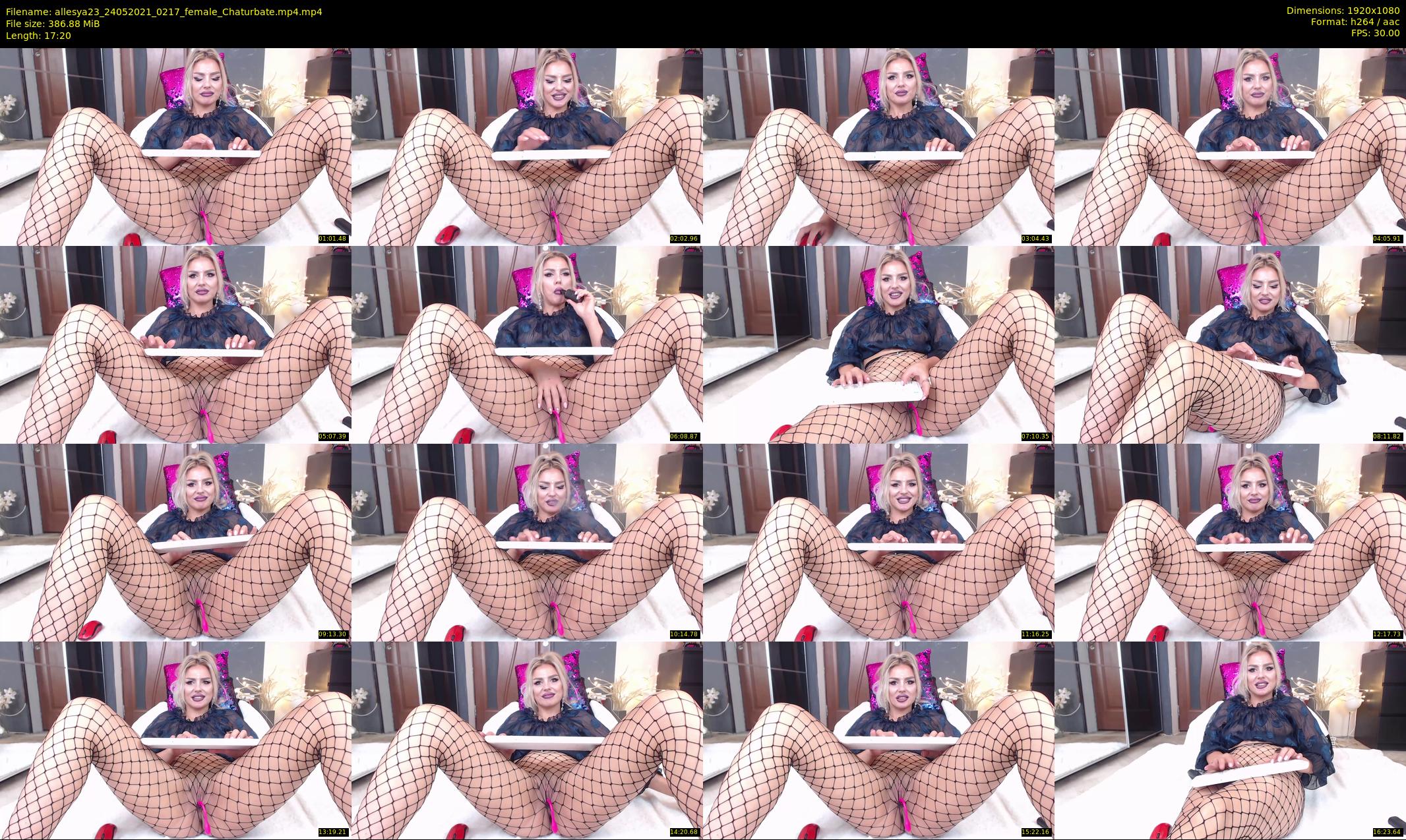 allesya23 — 18 minute Chaturbate female cam show recording, 1080p, May 24, 2021
