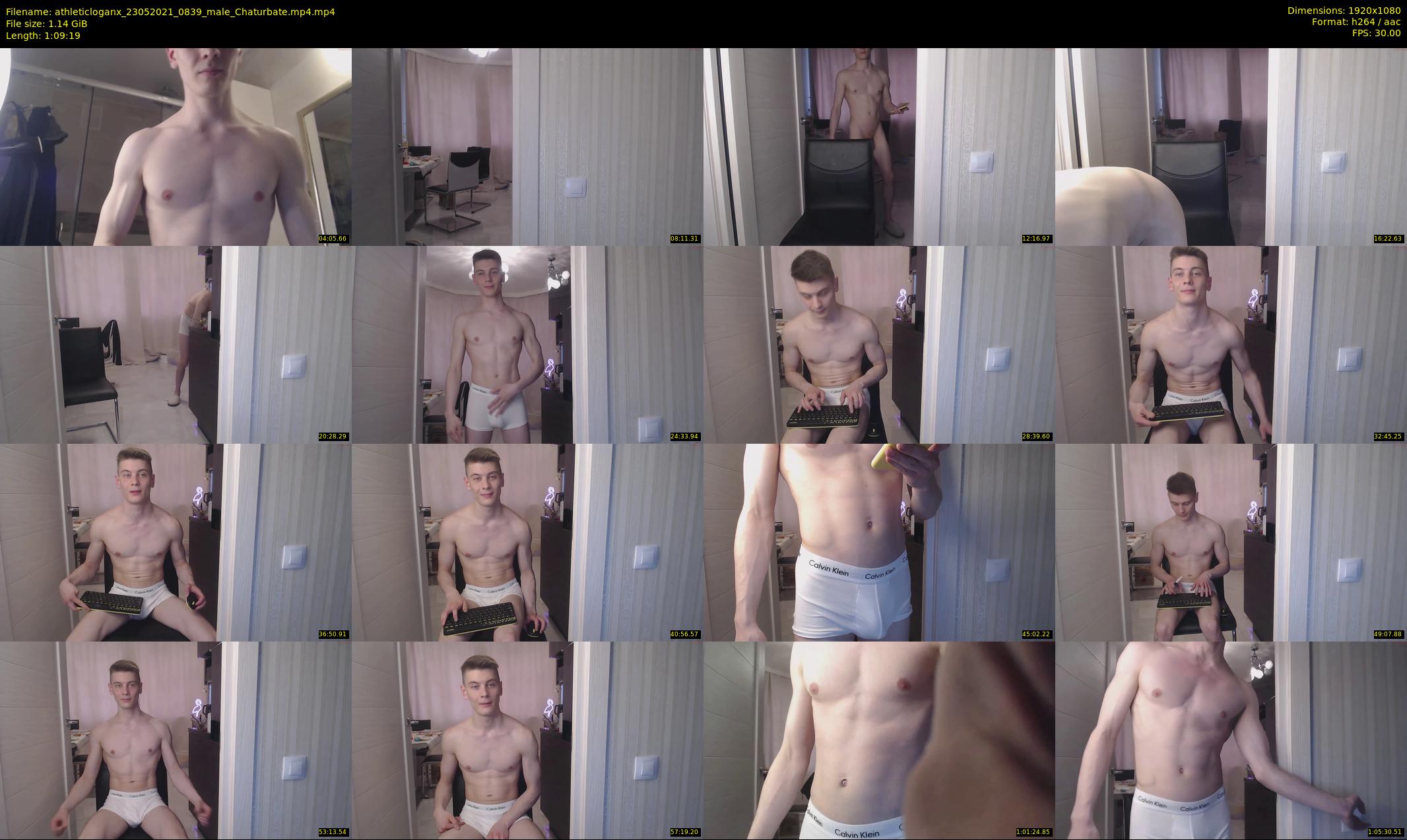athleticloganx — 70 minute Chaturbate male cam show recording, 1080p, May 23, 2021