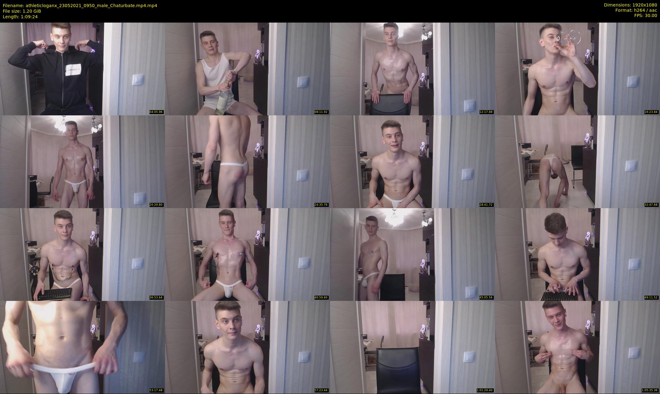 athleticloganx — 70 minute Chaturbate male cam show recording, 1080p, May 23, 2021