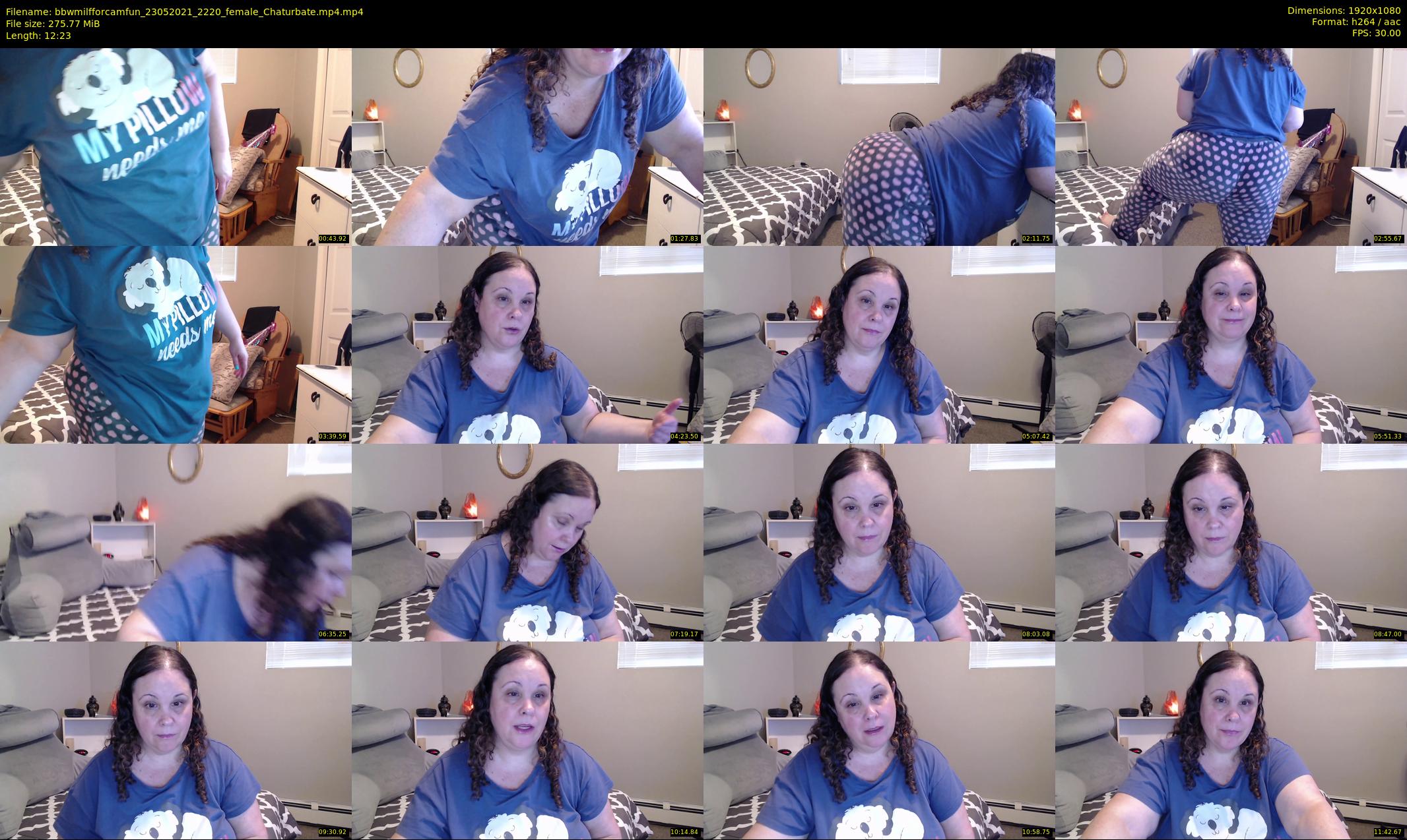 bbwmilfforcamfun — 13 minute Chaturbate female cam show recording, 1080p, May 23, 2021