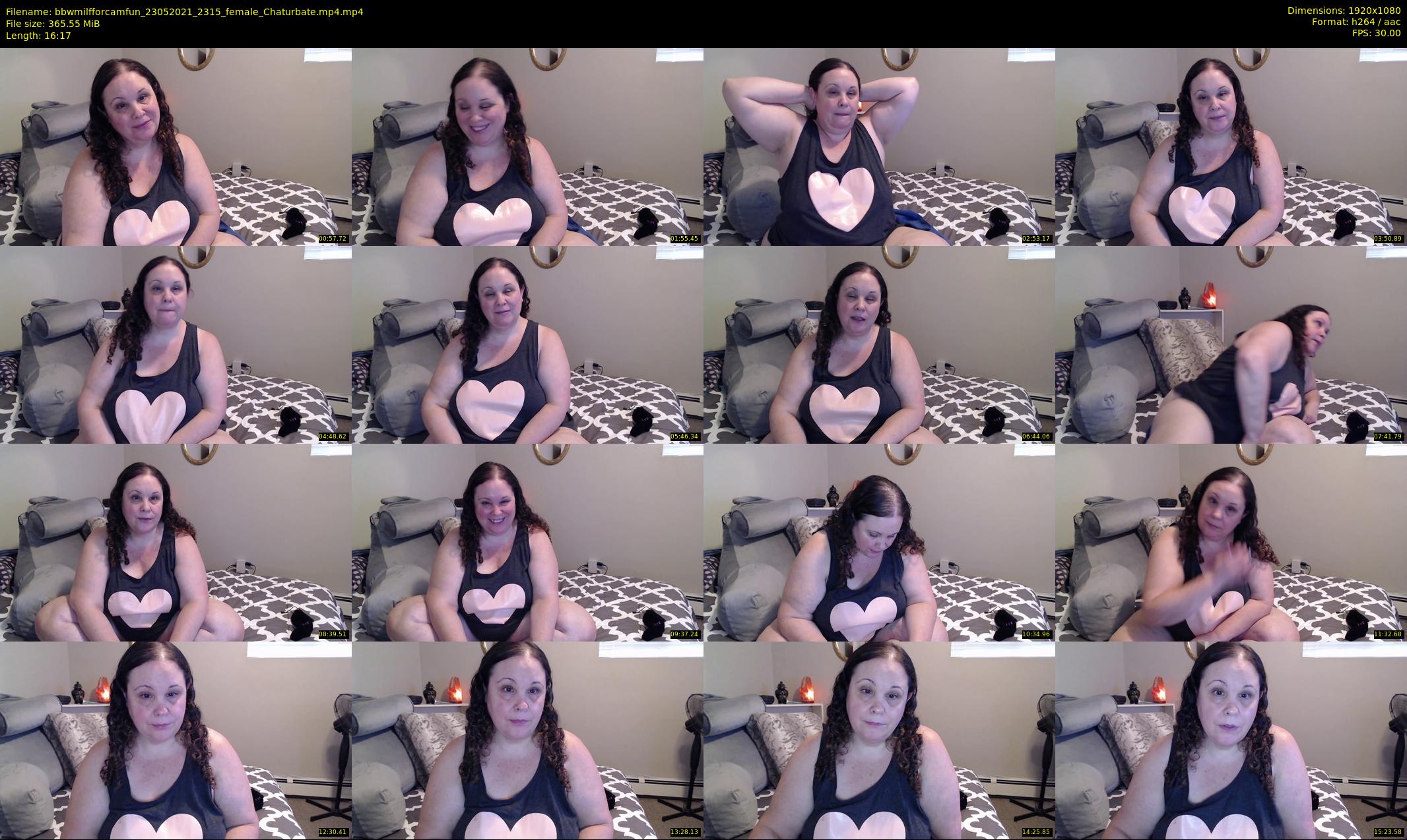 bbwmilfforcamfun — 17 minute Chaturbate female cam show recording, 1080p, May 23, 2021