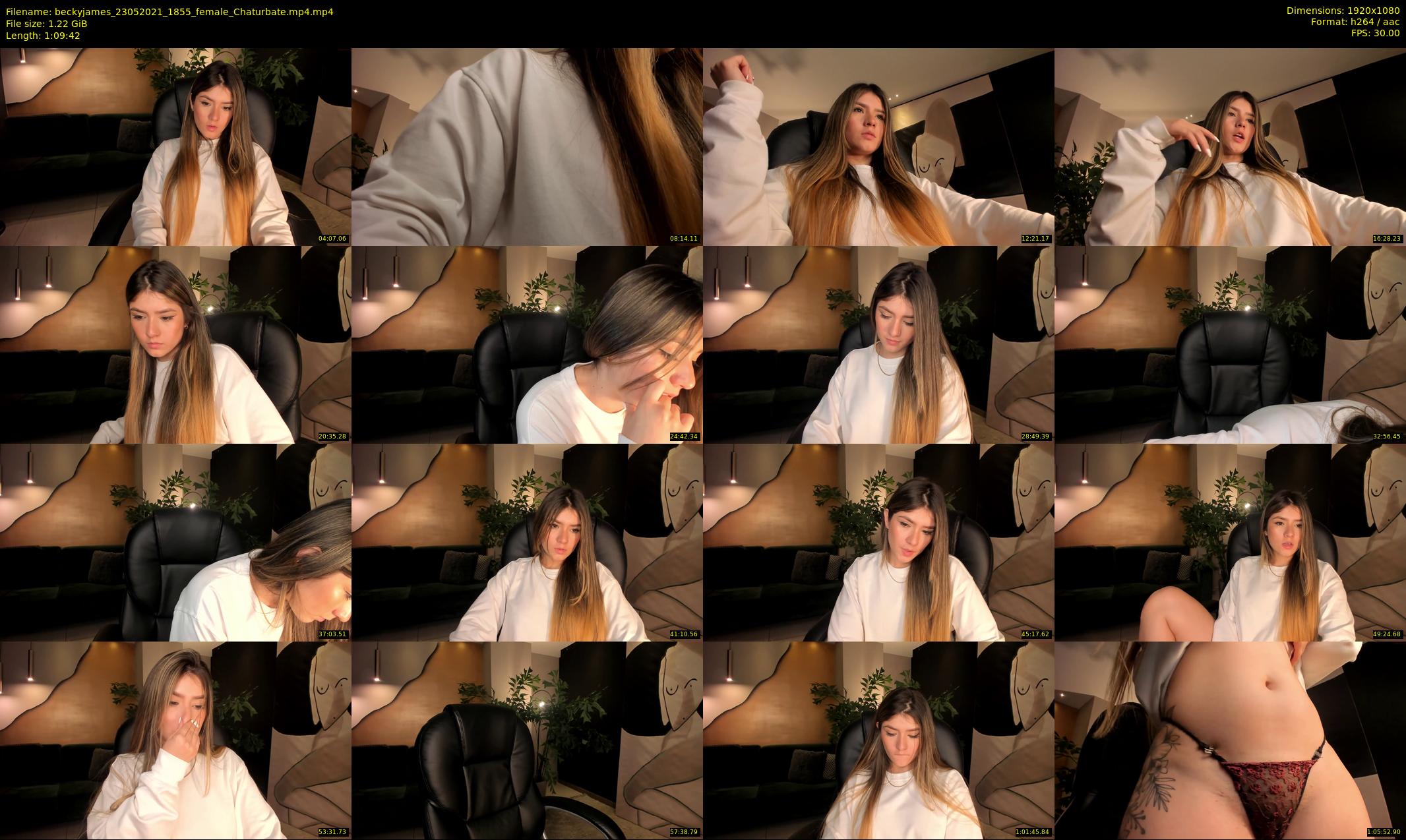 beckyjames — 70 minute Chaturbate female cam show recording, 1080p, May 23, 2021