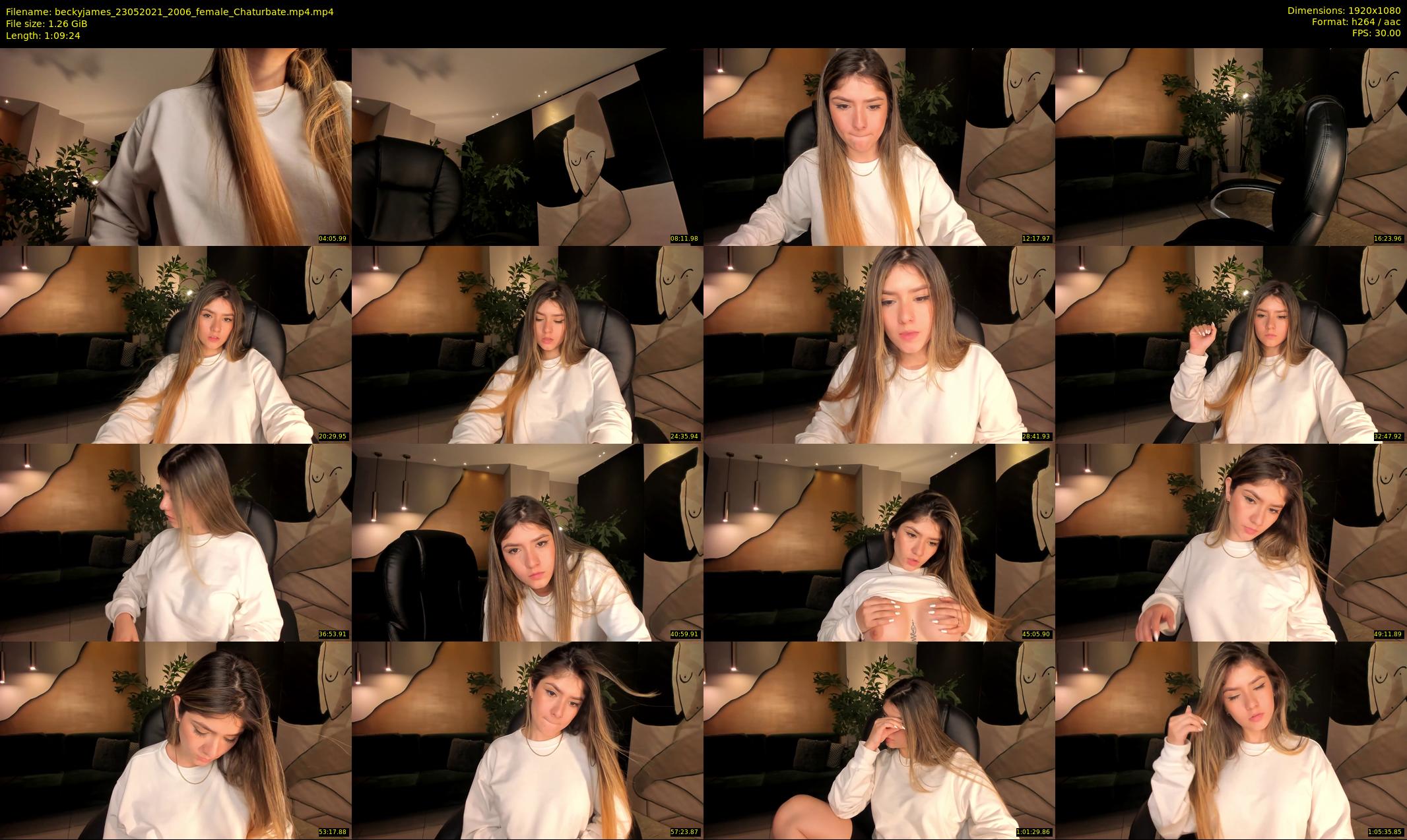 beckyjames — 70 minute Chaturbate female cam show recording, 1080p, May 23, 2021